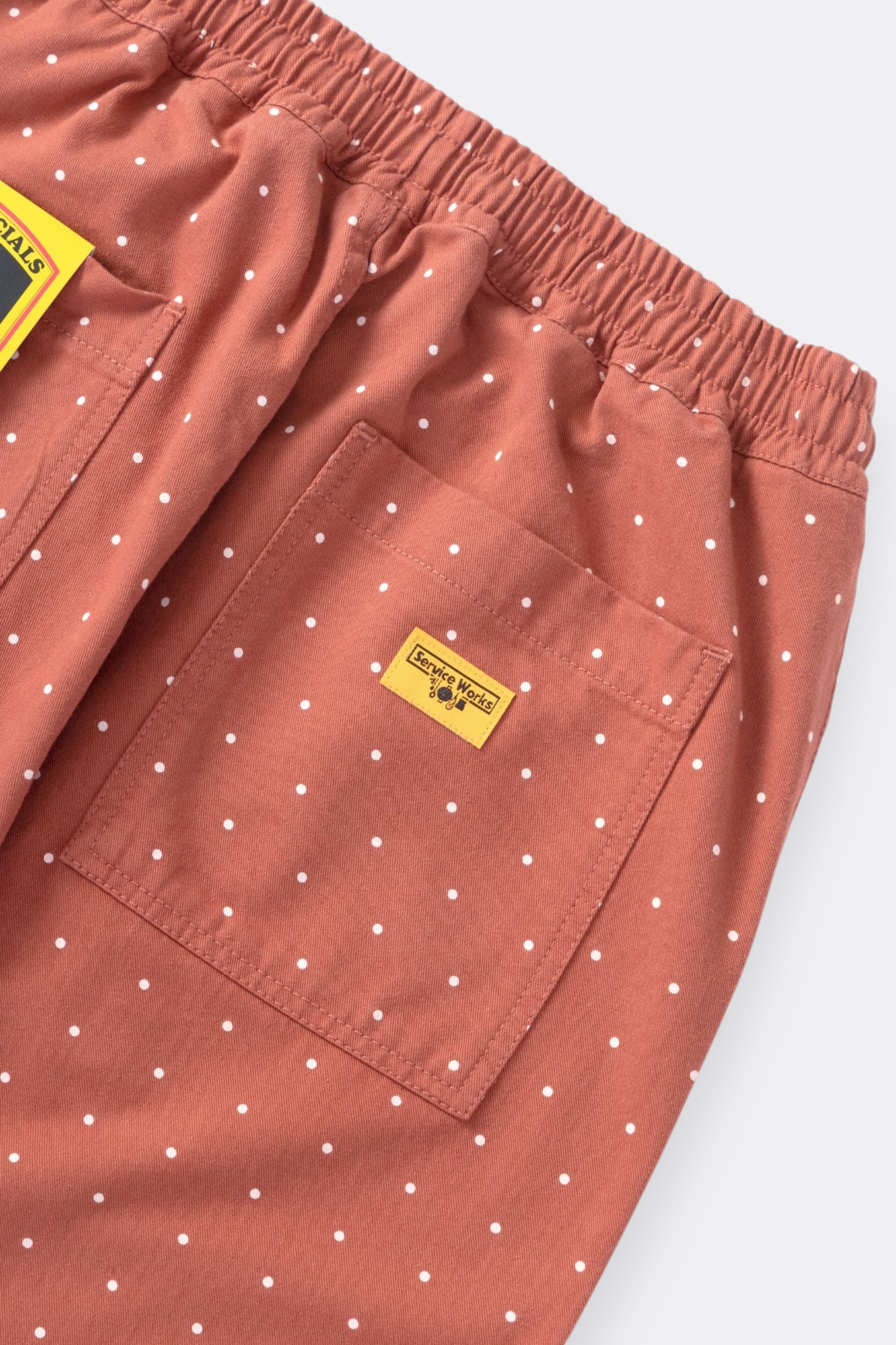 Service Works Polka Dots Chef Pants Clay | Pantalon Coton Bio | Edgar Bdx