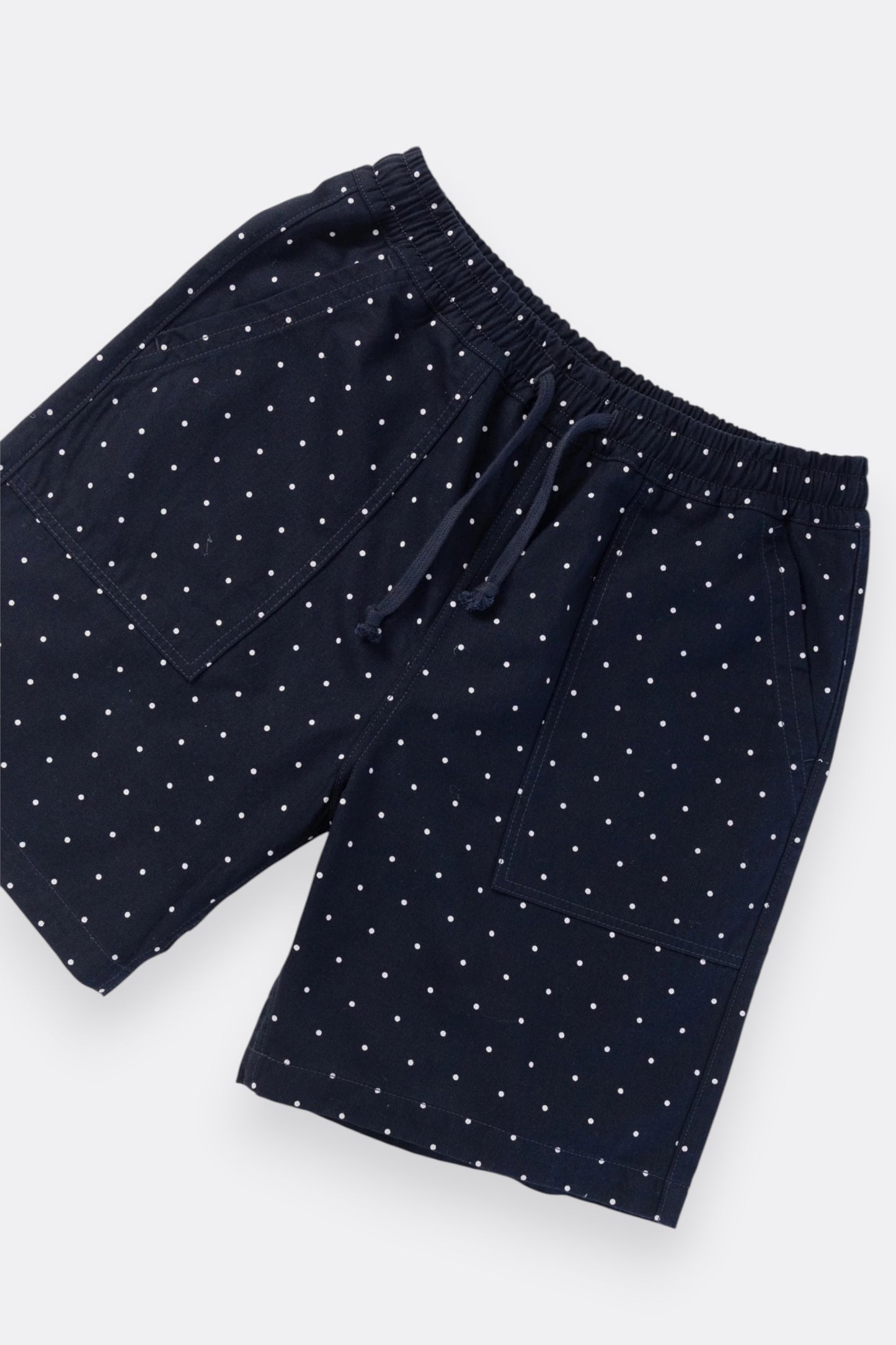 Service Works Polka Dots Chef Shorts Navy | Short Coton Bio | Edgar Bdx
