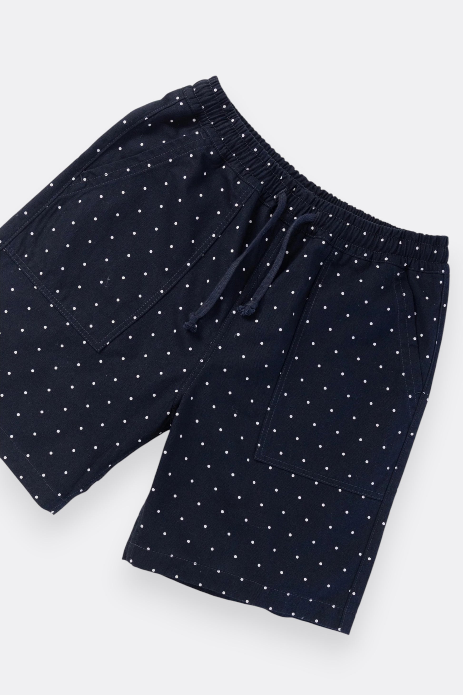 Service Works Polka Dots Chef Shorts Navy | Short Coton Bio | Edgar Bdx
