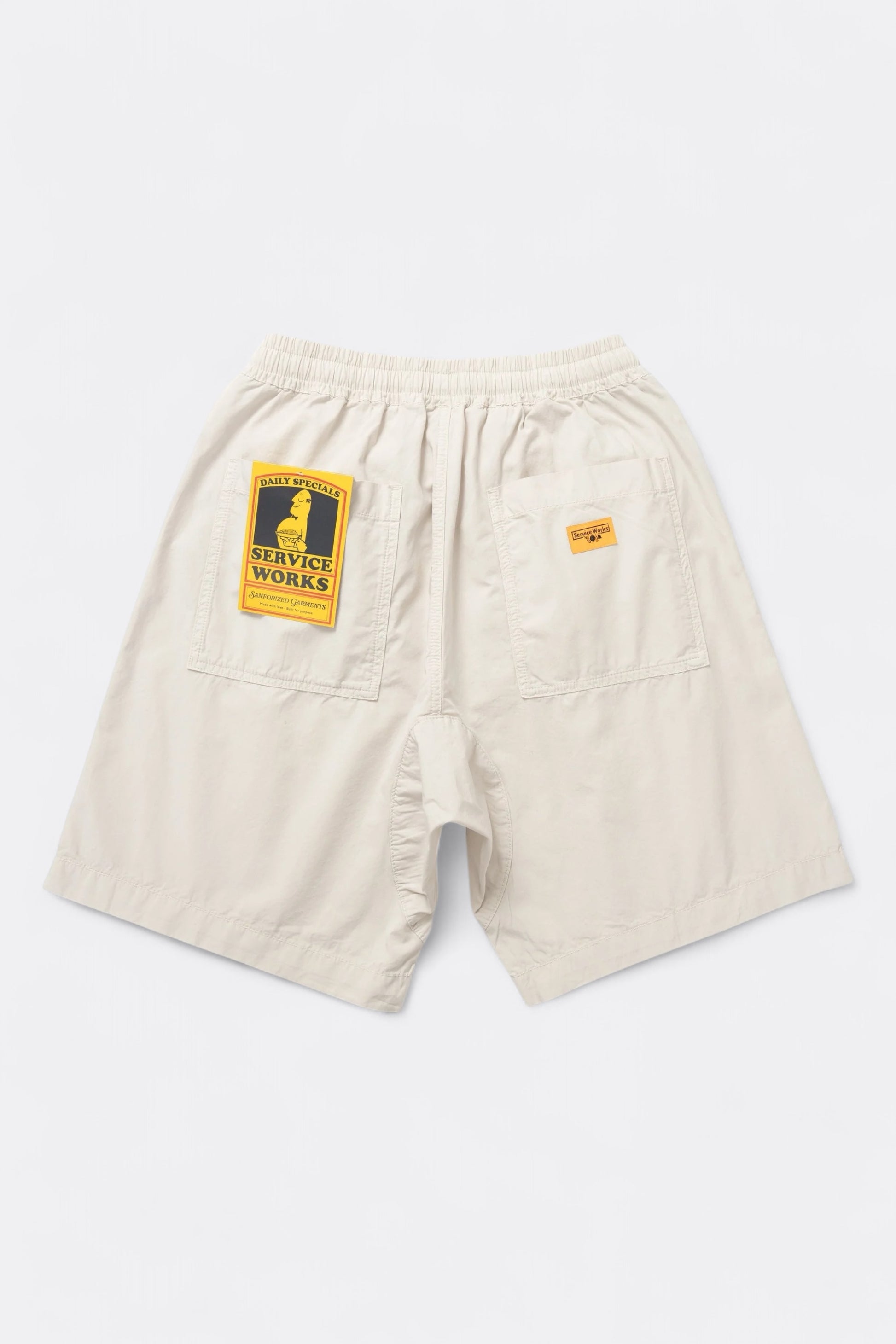 Service Works - Poplin Chef Shorts (Salt)