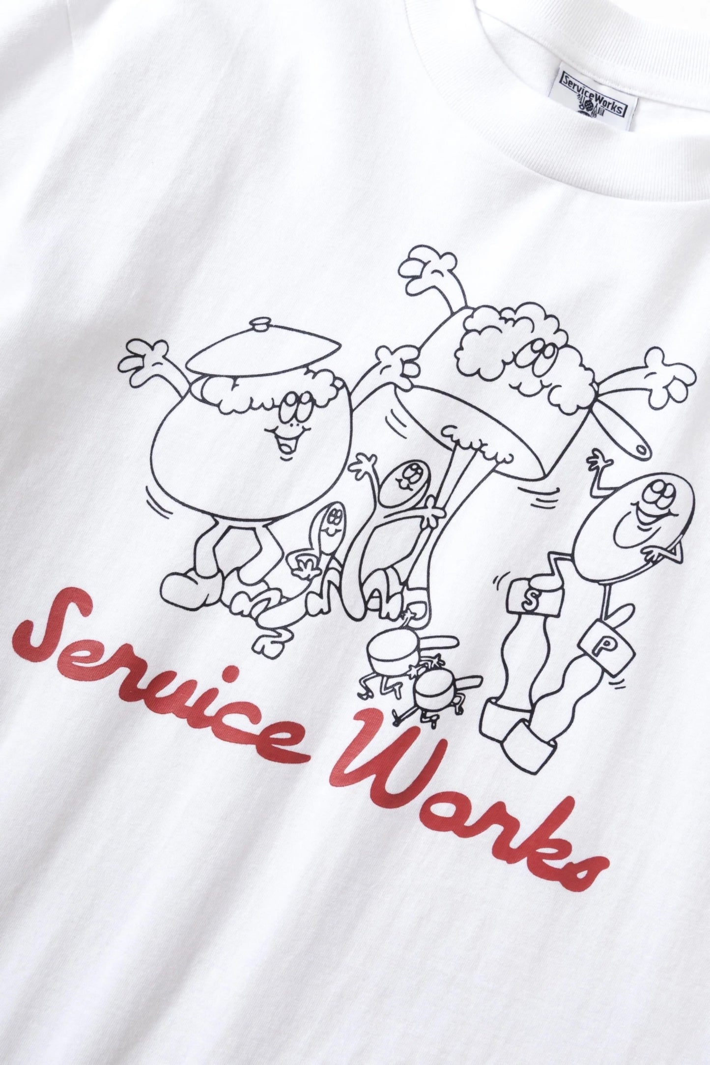 Pots & Pans Tee (White)