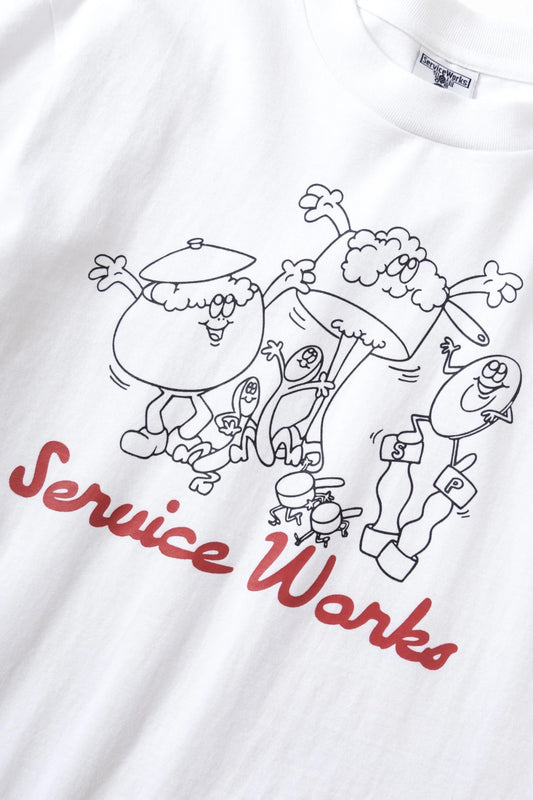 Pots & Pans Tee (White)