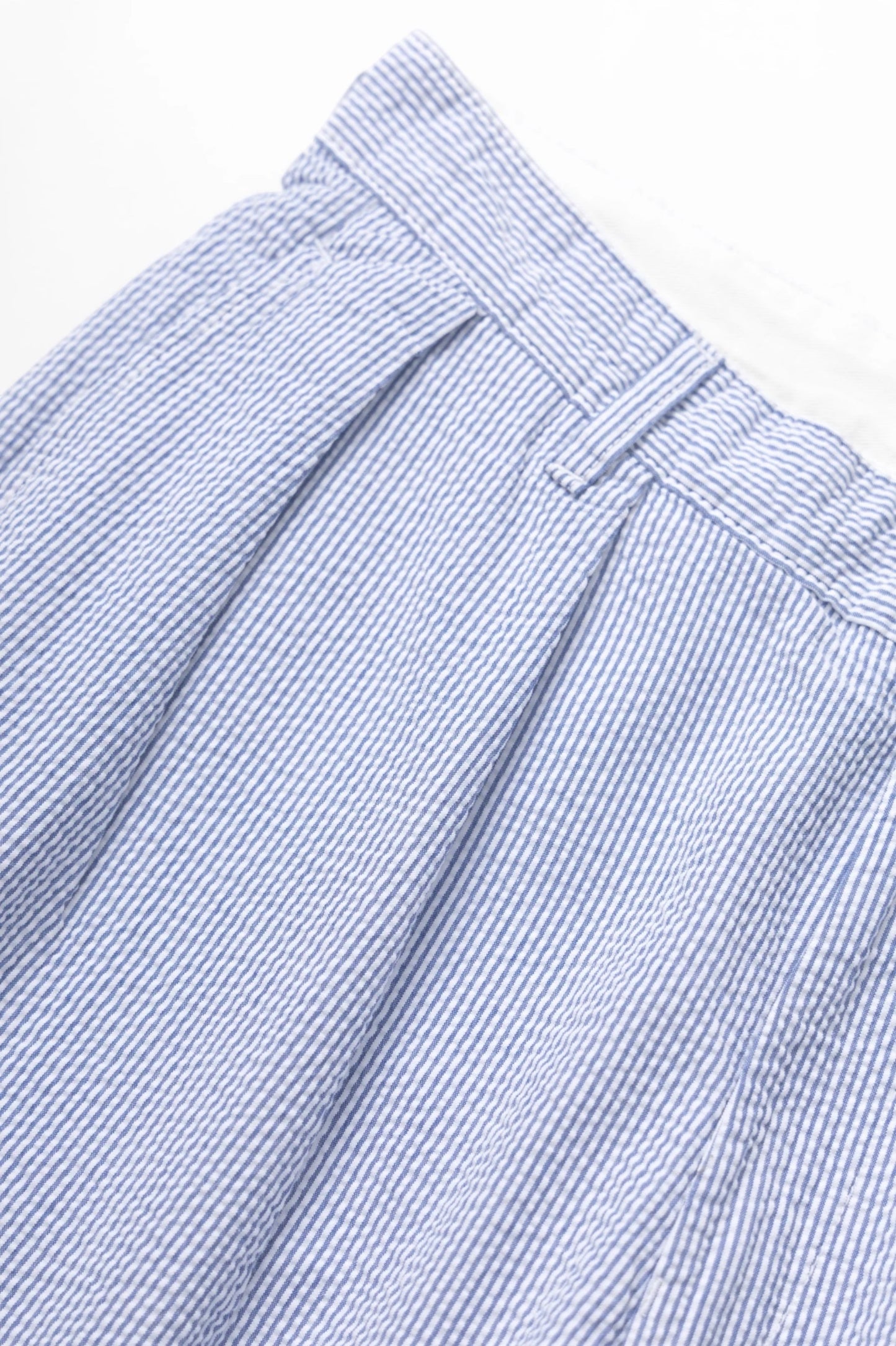 Service Works Seersucker Part Timer Pant Navy Stripe | Pantalon Coton Bio GOTS | Edgar Bdx