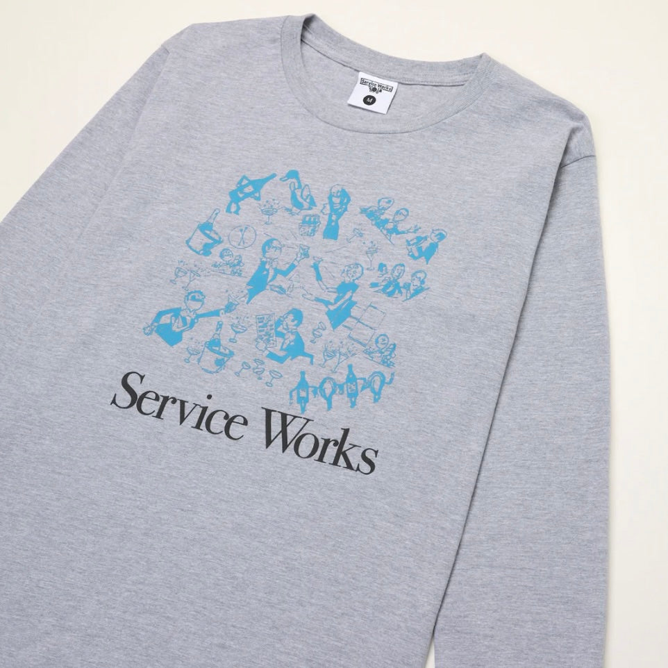Service Works - Soiree Long Sleeve Tee (Grey) 