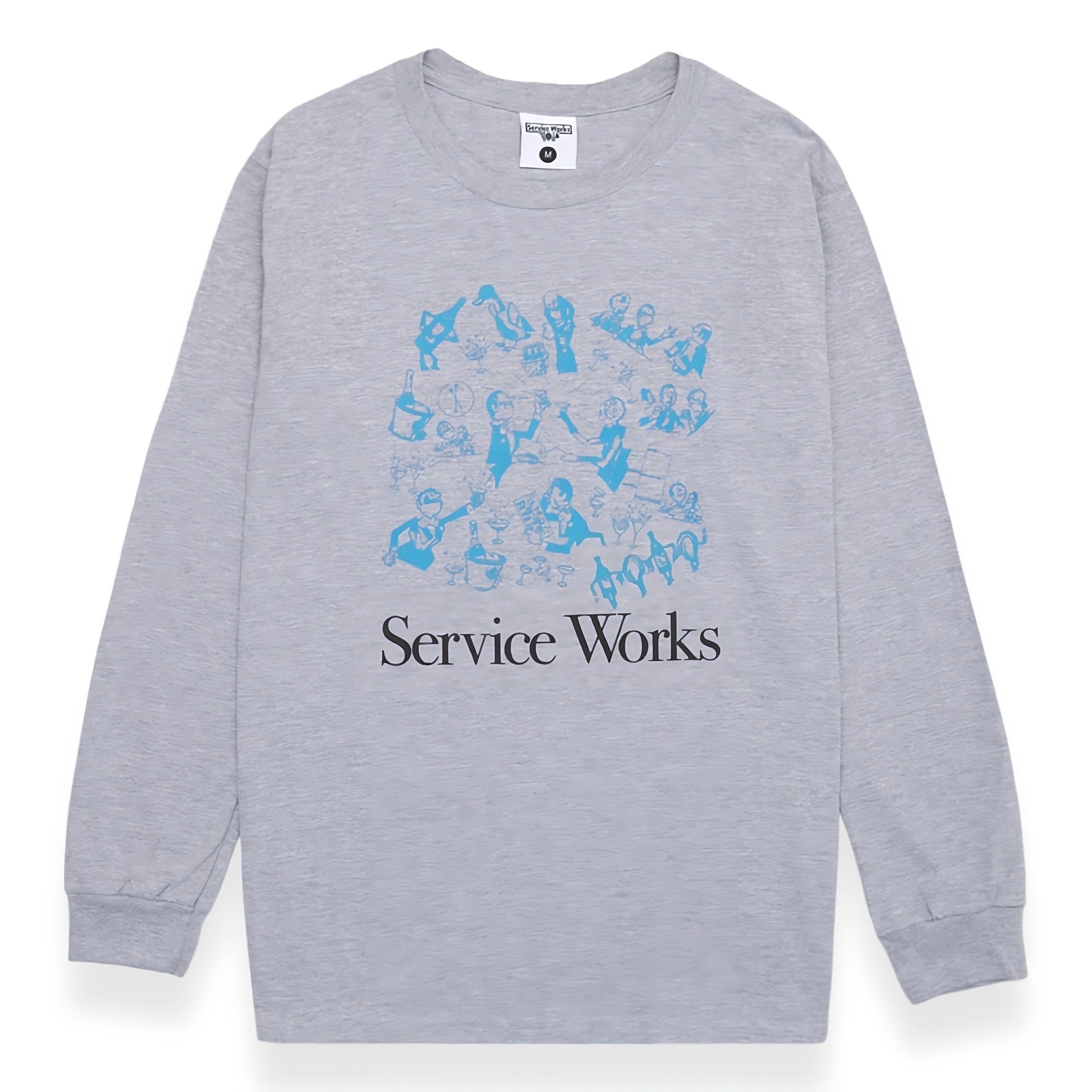 Service Works - Soiree Long Sleeve Tee (Grey) 