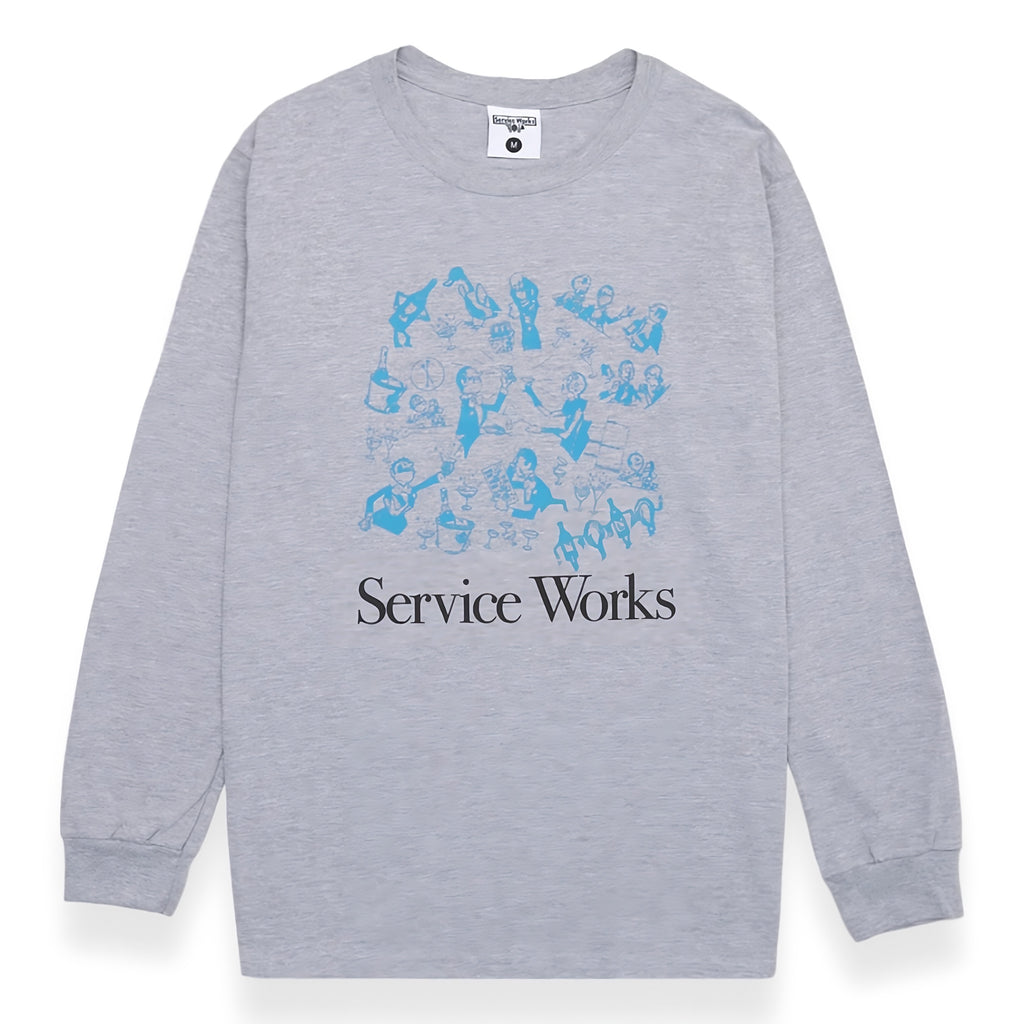 Service Works - Soiree Long Sleeve Tee (Grey) 