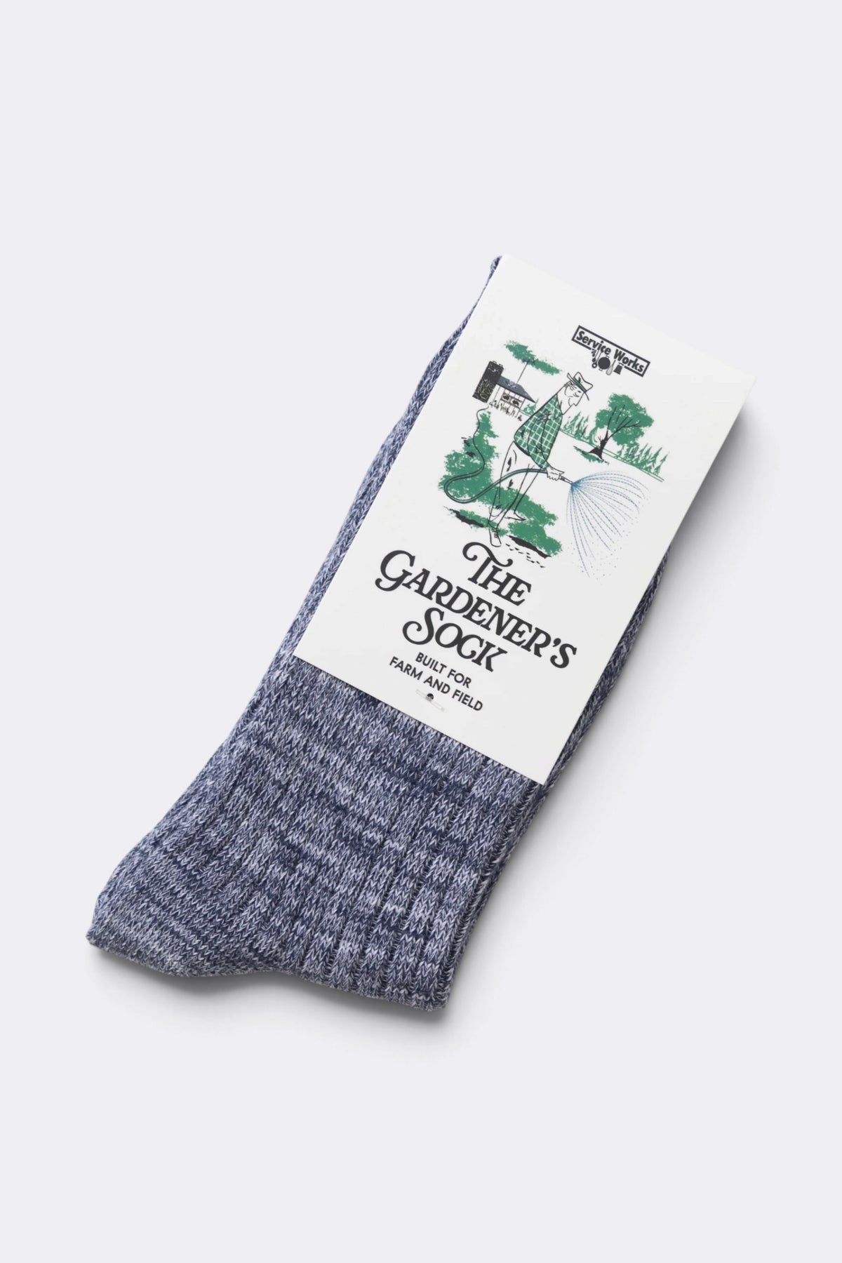 SERVICE WORKS The Gardeners Sock Navy | Chaussettes | Edgar Bdx