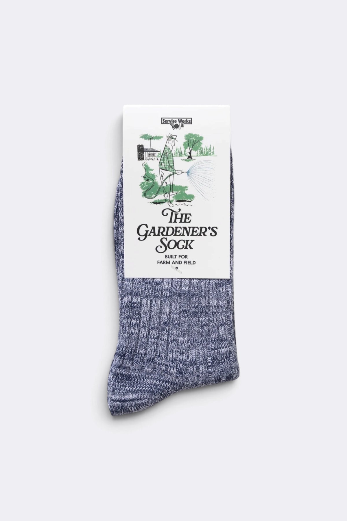 SERVICE WORKS The Gardeners Sock Navy | Chaussettes | Edgar Bdx