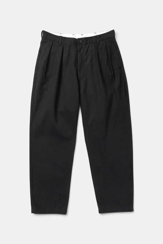 SERVICE WORKS Twill Part Timer Pant Black | Pantalon | Edgar Bdx