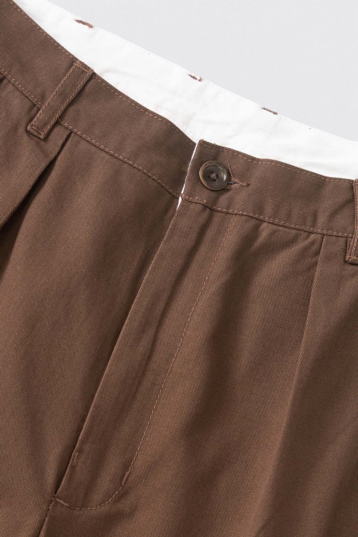 SERVICE WORKS Twill Part Timer Pant Brown | Pantalon | Edgar Bdx