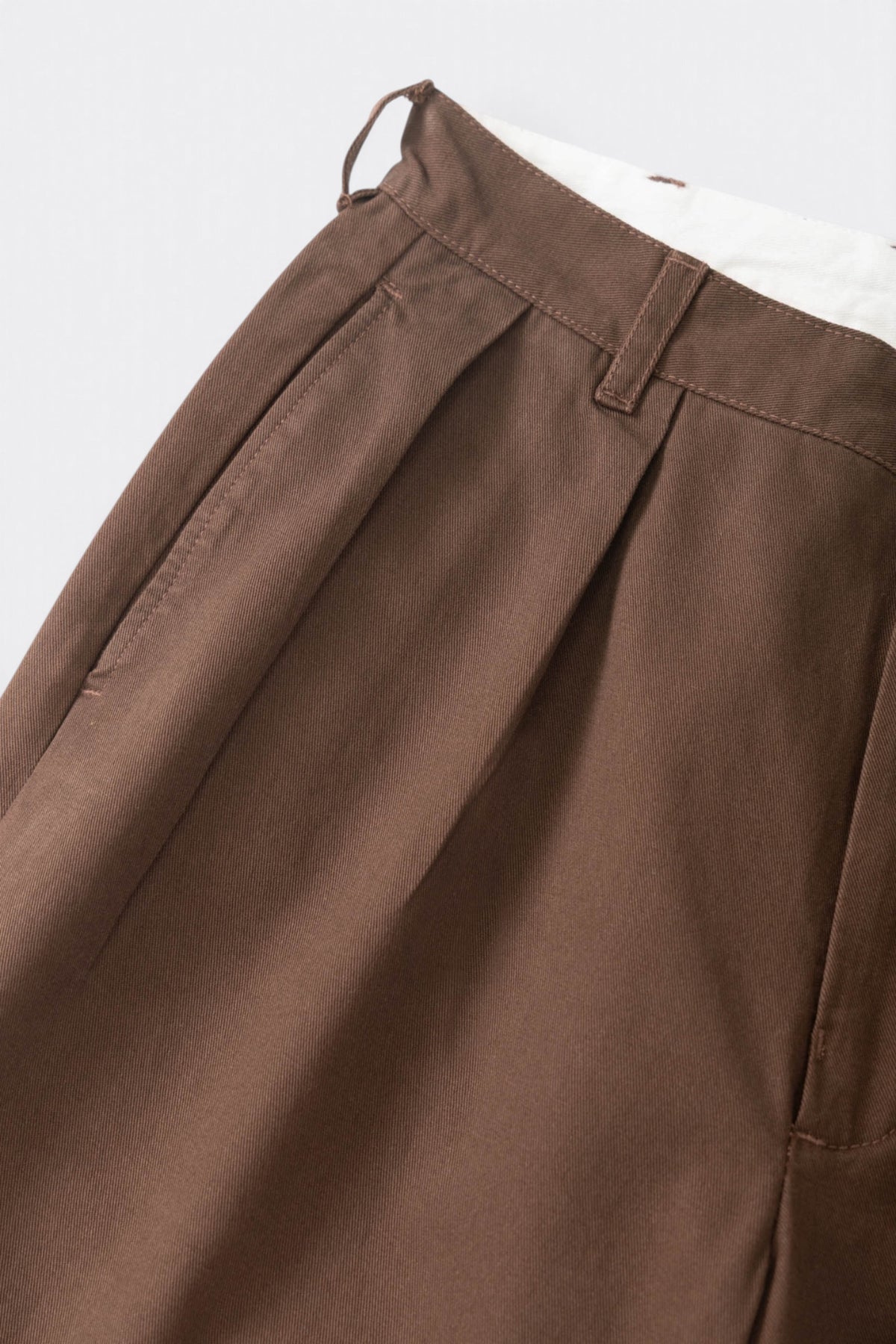 SERVICE WORKS Twill Part Timer Pant Brown | Pantalon | Edgar Bdx