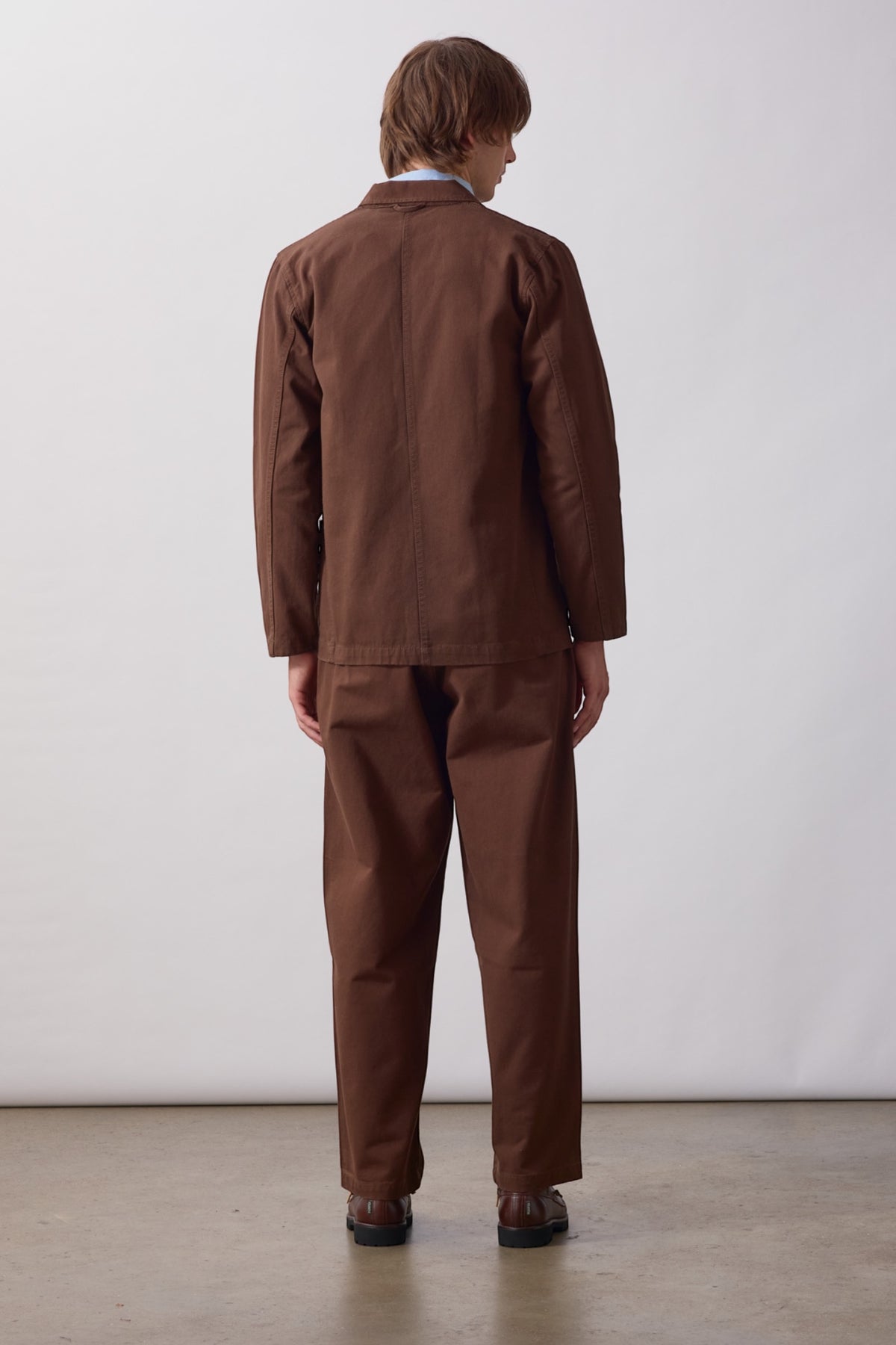 SERVICE WORKS Twill Part Timer Pant Brown | Pantalon | Edgar Bdx