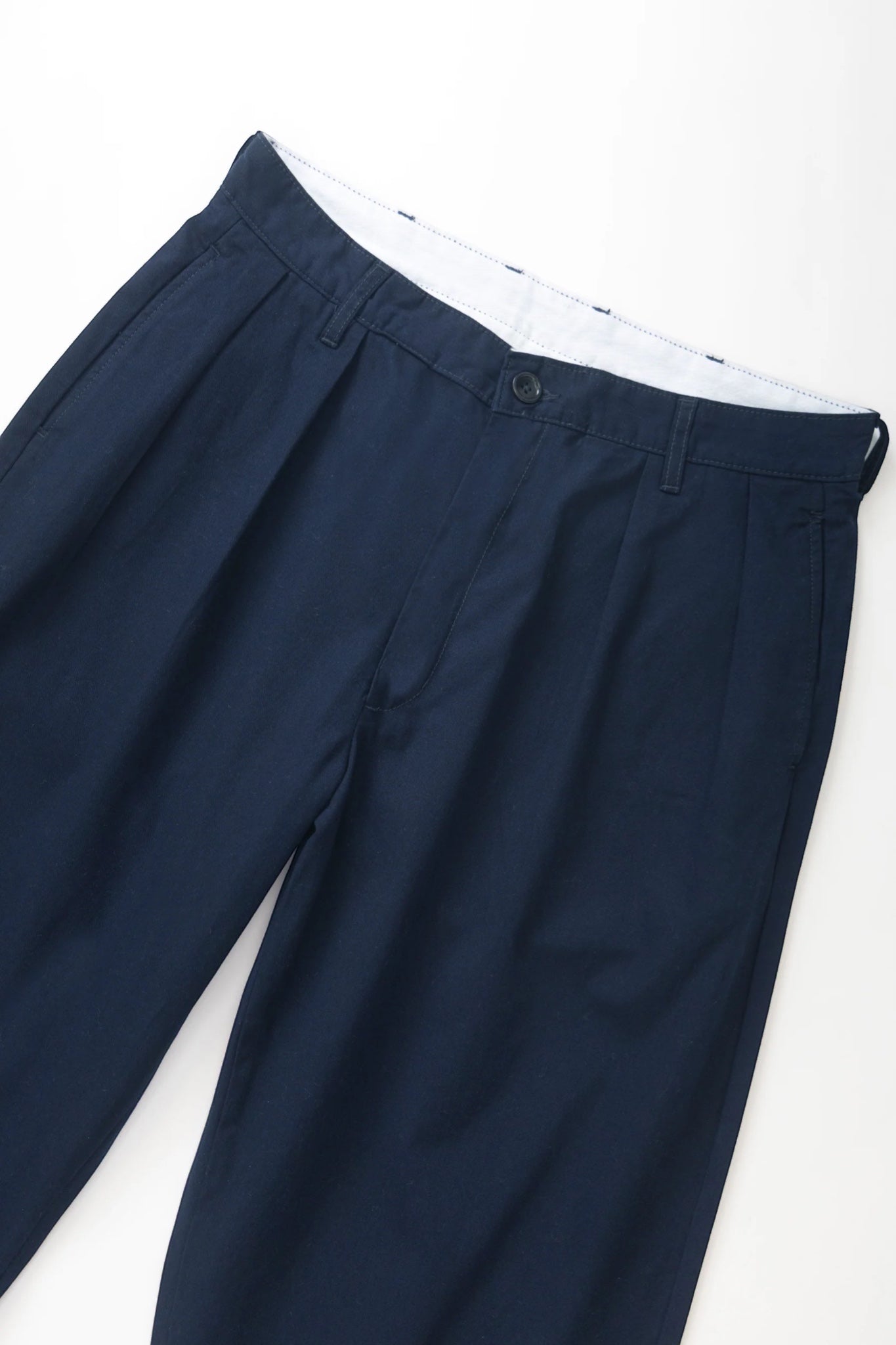 Service Works Twill Part Timer Pant Dark Navy | Pantalon Sergé Coton Bio | Edgar Bdx