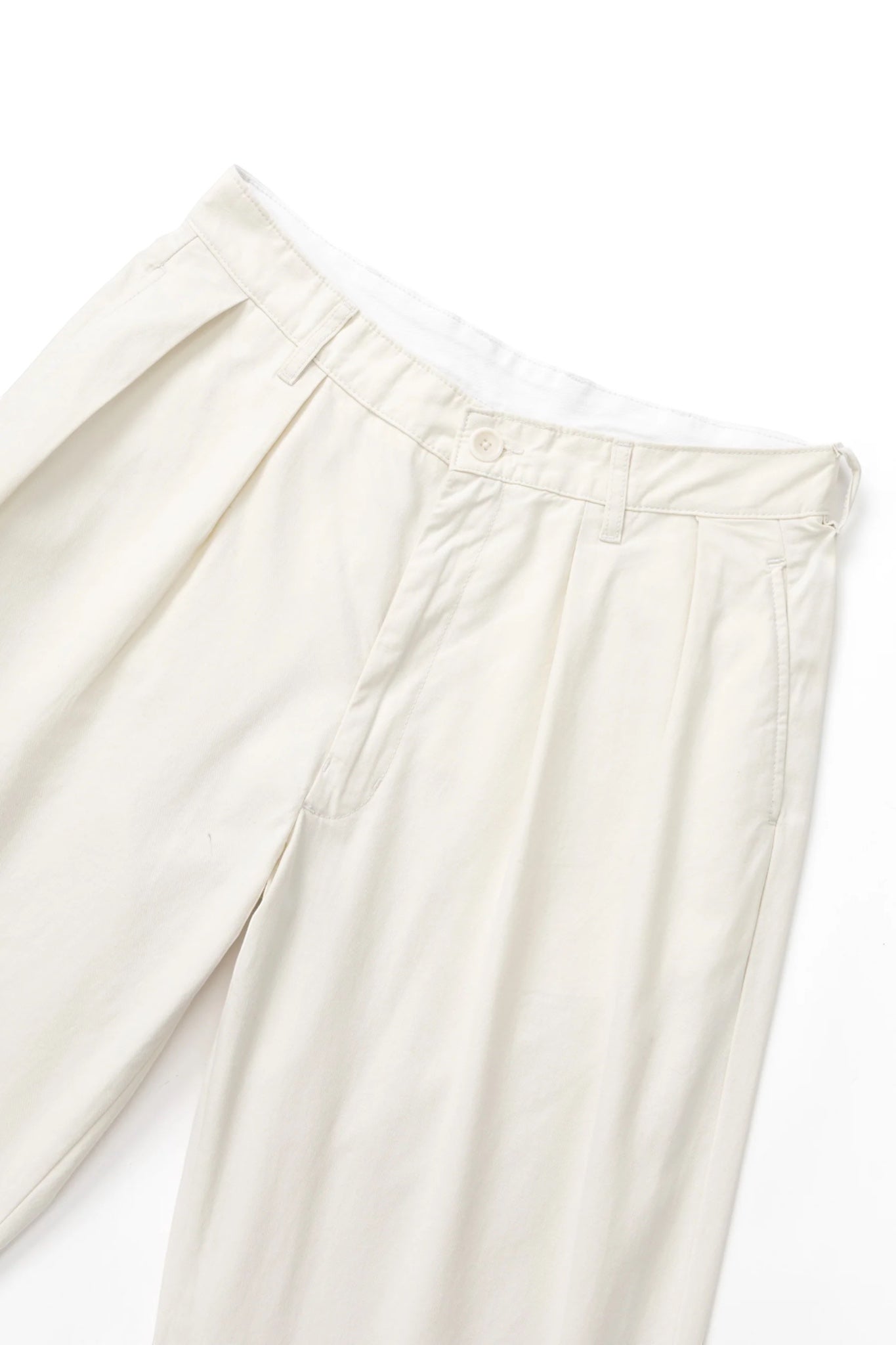 Service Works Twill Part Timer Pant Off White | Pantalon Sergé Coton Bio | Edgar Bdx