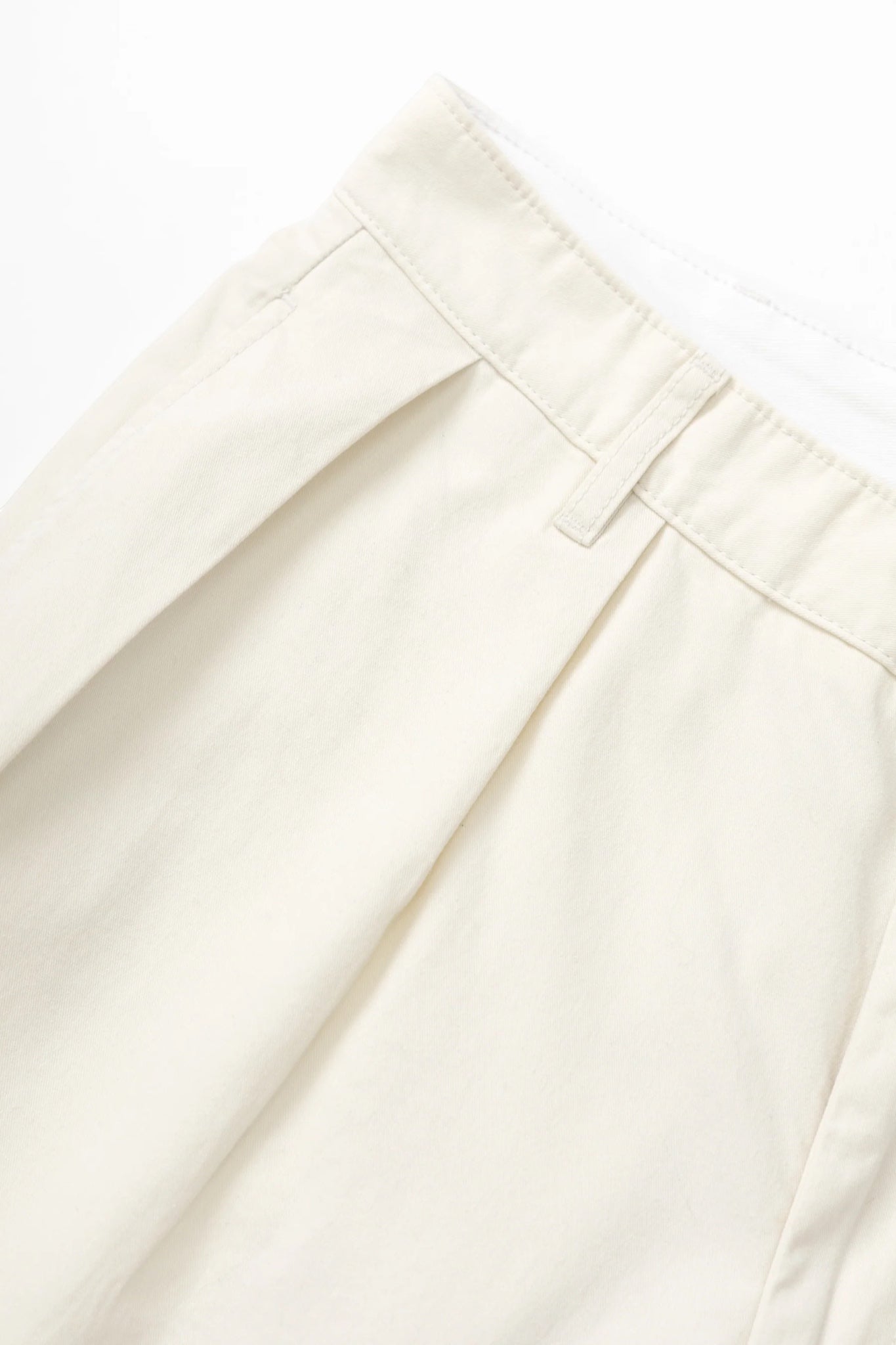 Service Works Twill Part Timer Pant Off White | Pantalon Sergé Coton Bio | Edgar Bdx