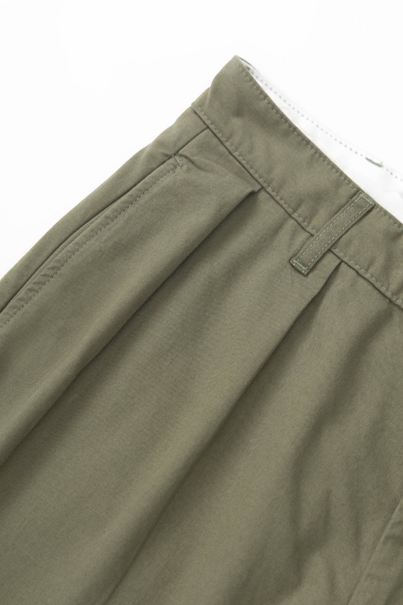 Service Works Twill Part Timer Pant Olive | Pantalon Sergé Coton Bio | Edgar Bdx