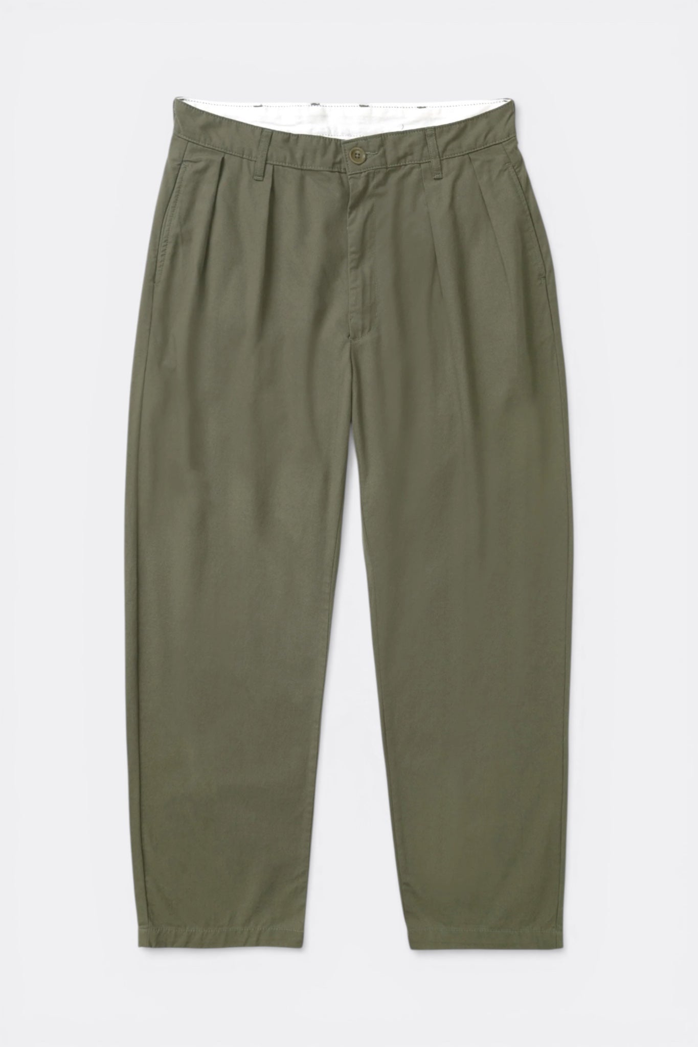 Service Works Twill Part Timer Pant Olive | Pantalon Sergé Coton Bio | Edgar Bdx