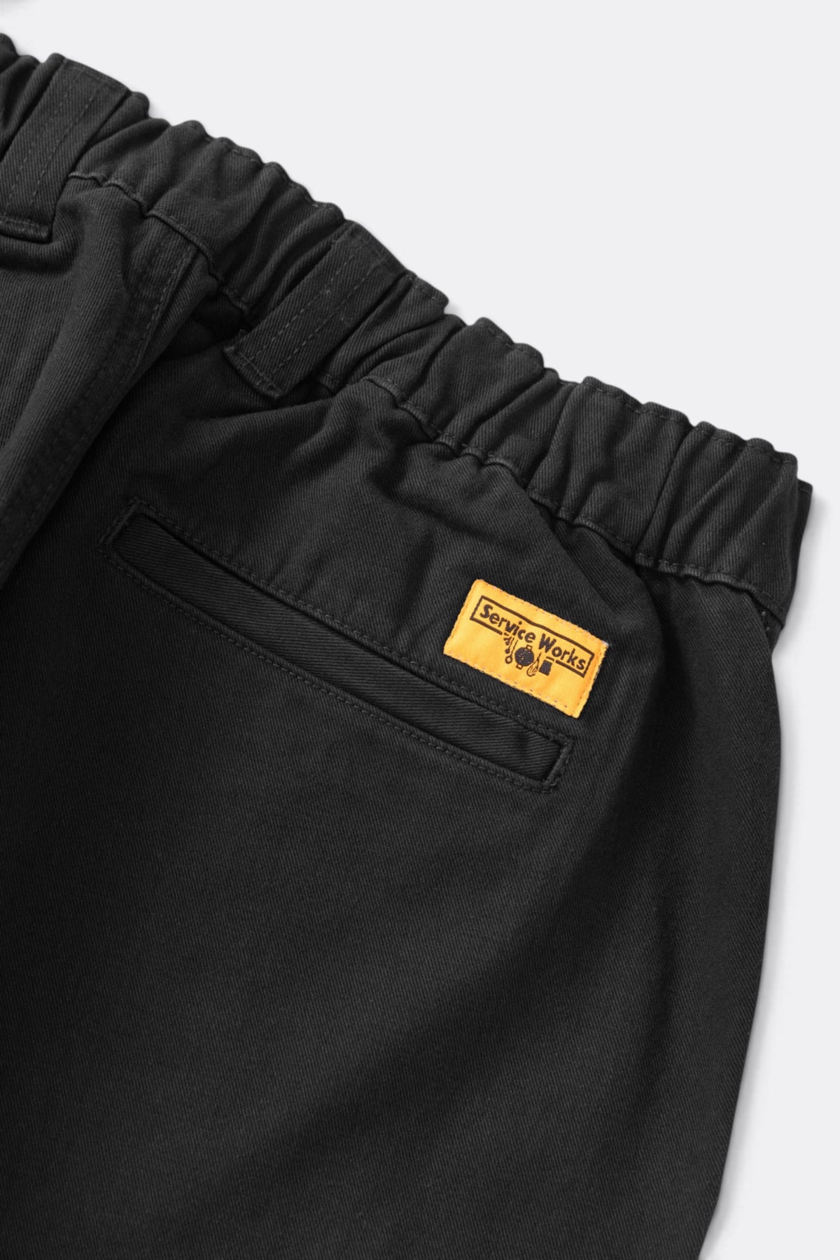 SERVICE WORKS Twill Waiters Pant Black | Pantalon | Edgar Bdx
