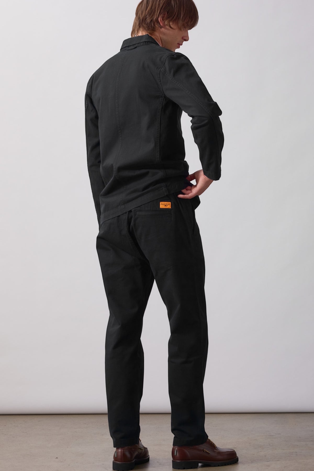 SERVICE WORKS Twill Waiters Pant Black | Pantalon | Edgar Bdx