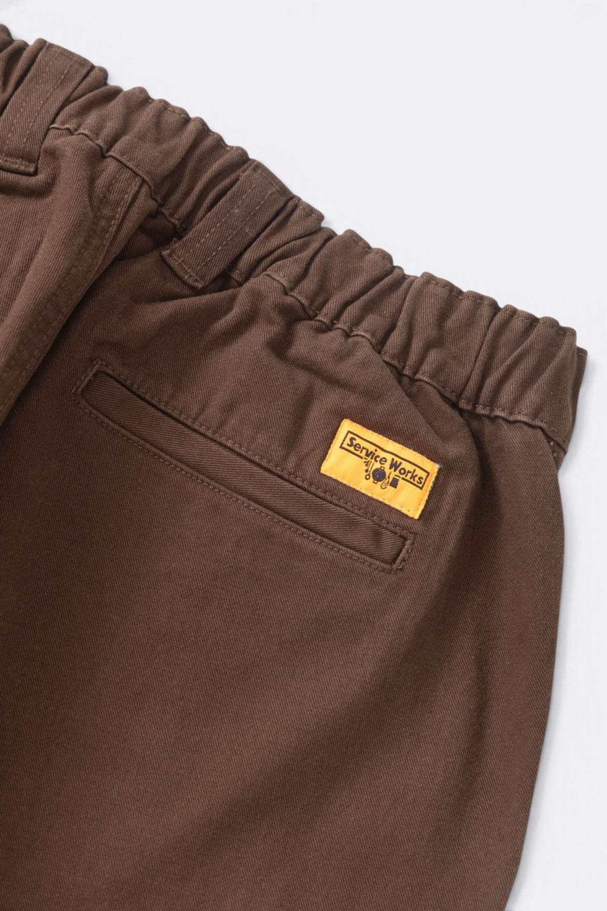 SERVICE WORKS Twill Waiters Pant Brown | Pantalon | Edgar Bdx