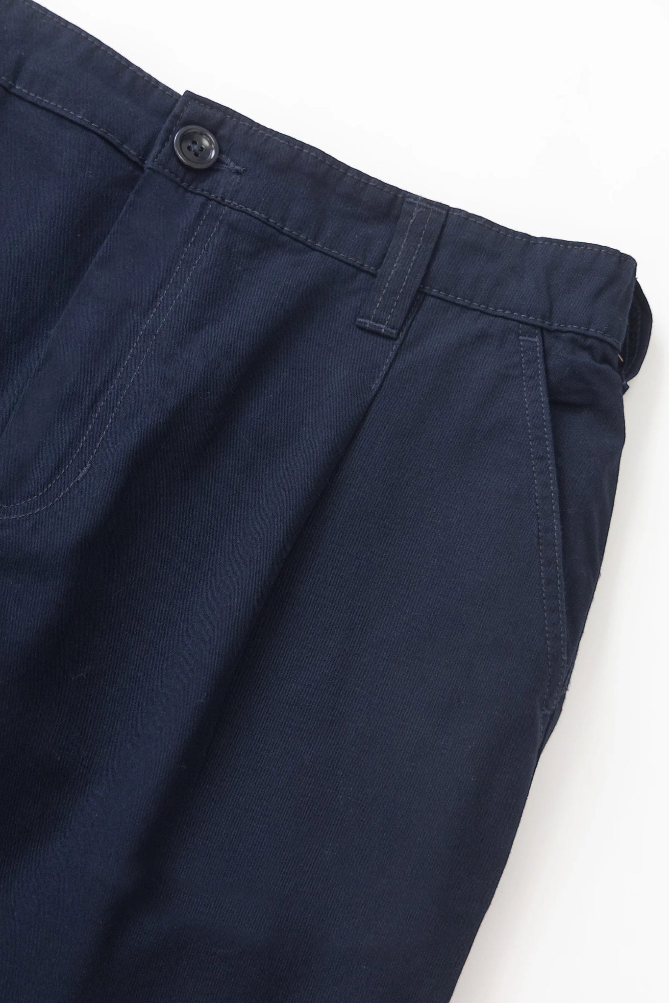 Service Works Twill Waiters Pant Dark Navy | Pantalon Sergé Coton Bio | Edgar Bdx