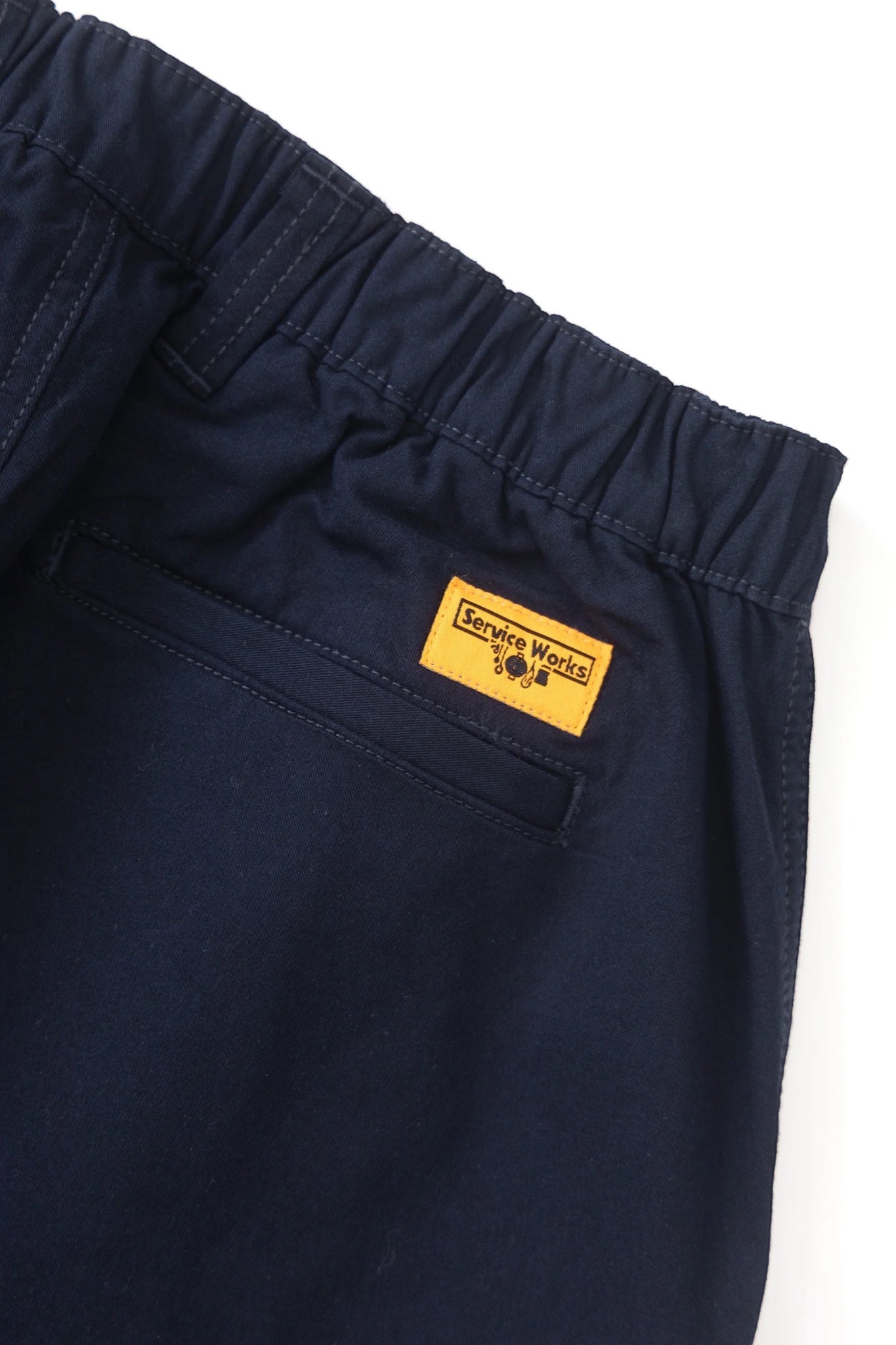 Service Works Twill Waiters Pant Dark Navy | Pantalon Sergé Coton Bio | Edgar Bdx