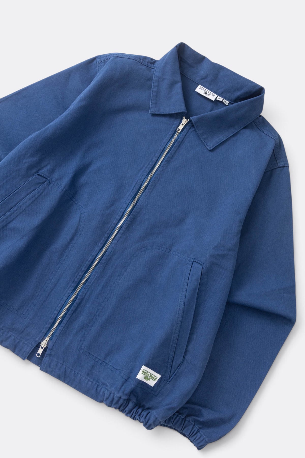 SERVICE WORKS Twill Work Jacket Blue | Veste coton bio | Edgar Bdx