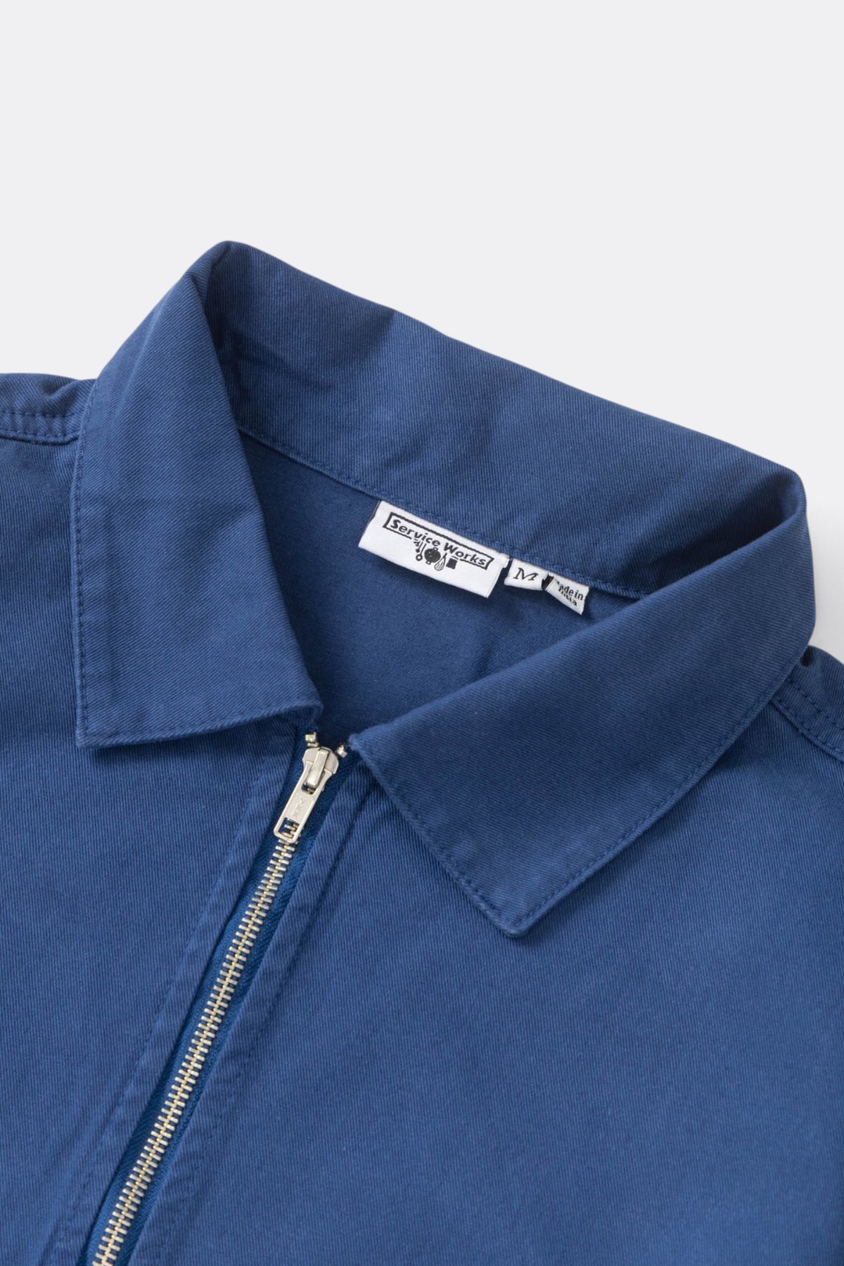 SERVICE WORKS Twill Work Jacket Blue | Veste coton bio | Edgar Bdx