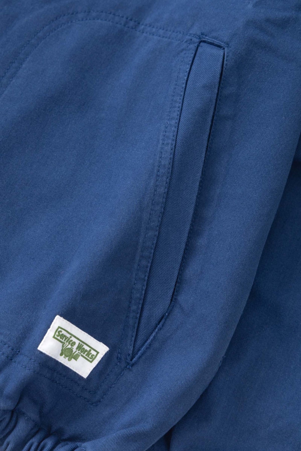 SERVICE WORKS Twill Work Jacket Blue | Veste coton bio | Edgar Bdx