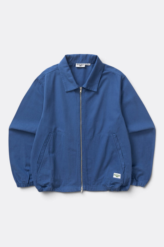 SERVICE WORKS Twill Work Jacket Blue | Veste coton bio | Edgar Bdx