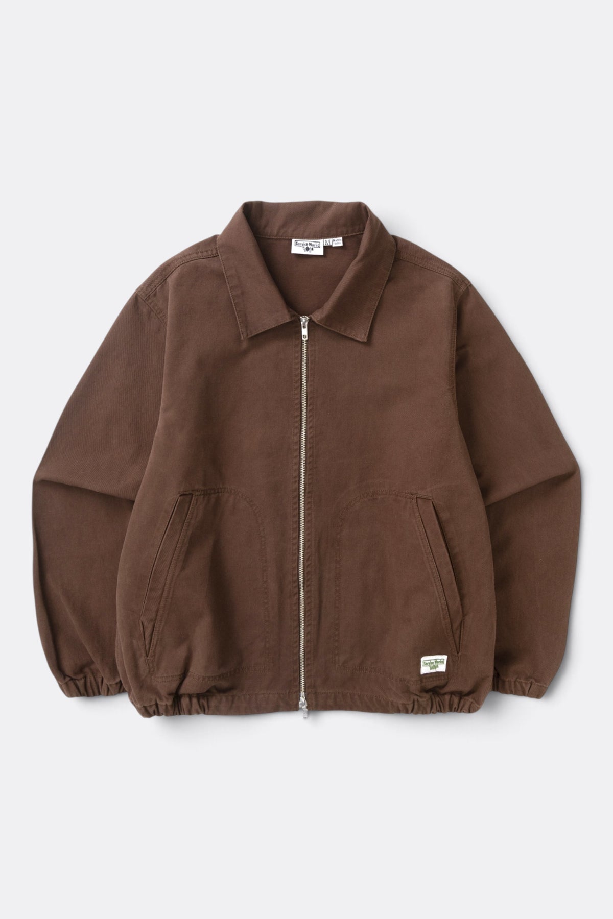 SERVICE WORKS Twill Work Jacket Brown | Veste coton bio | Edgar Bdx
