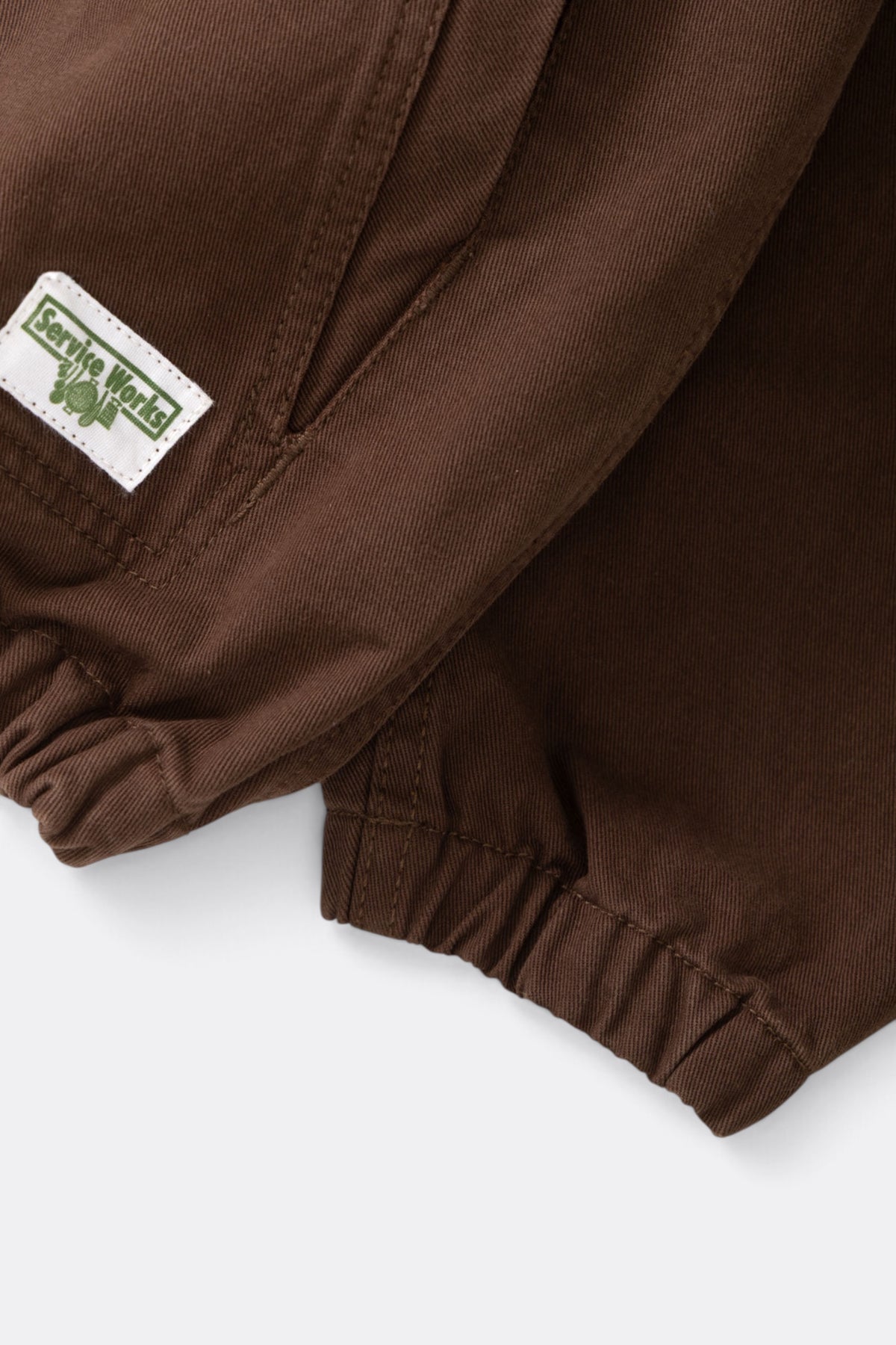 SERVICE WORKS Twill Work Jacket Brown | Veste coton bio | Edgar Bdx