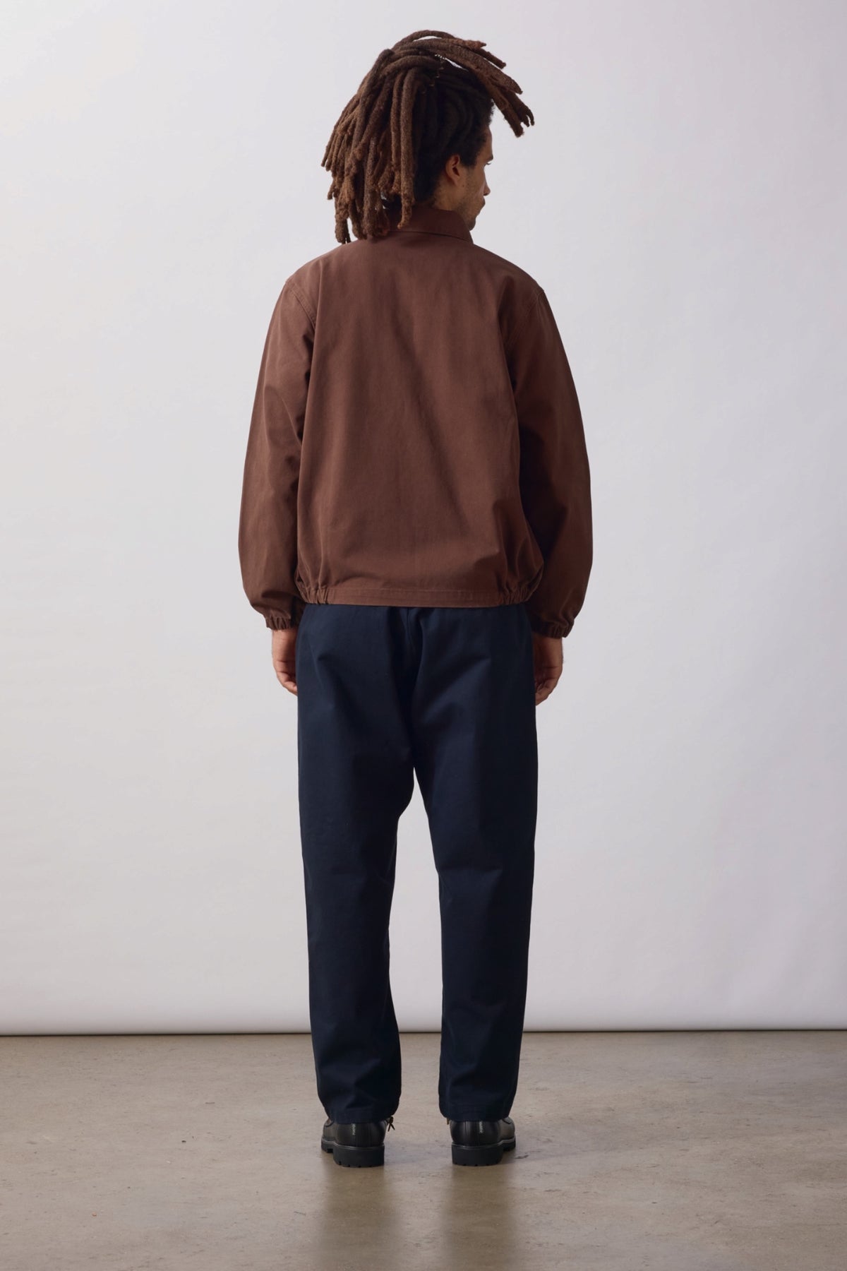 SERVICE WORKS Twill Work Jacket Brown | Veste coton bio | Edgar Bdx