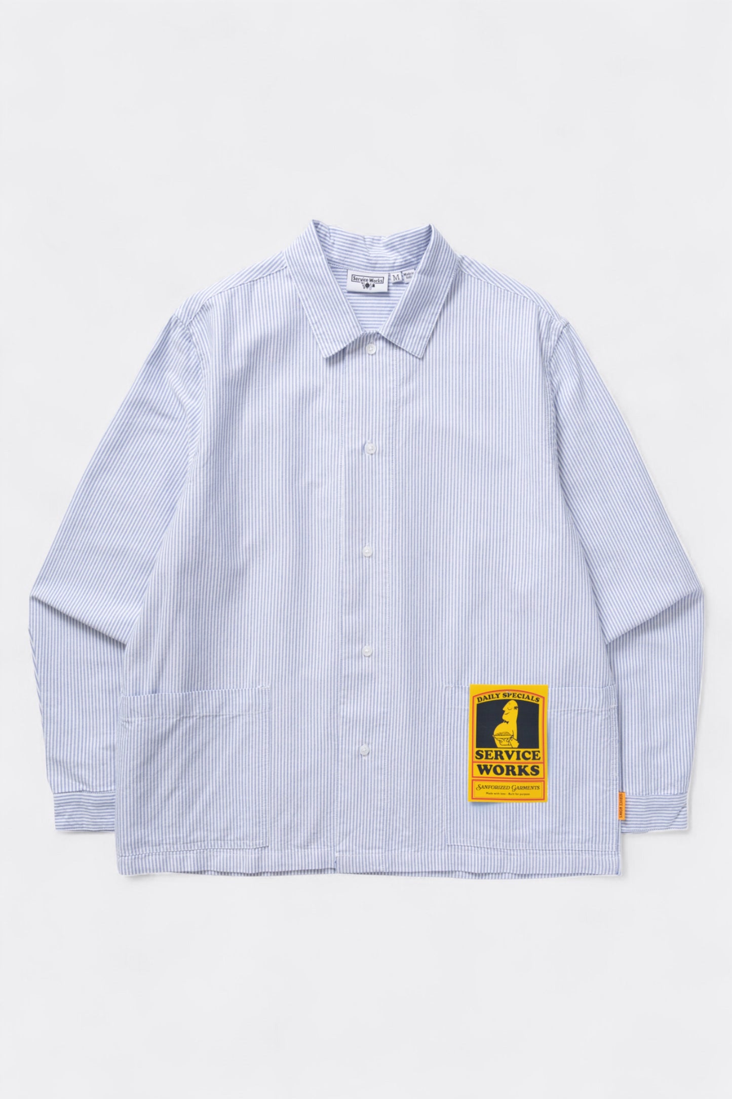 Service Works - Waiter Shirt (Oxford Blue Stripe)