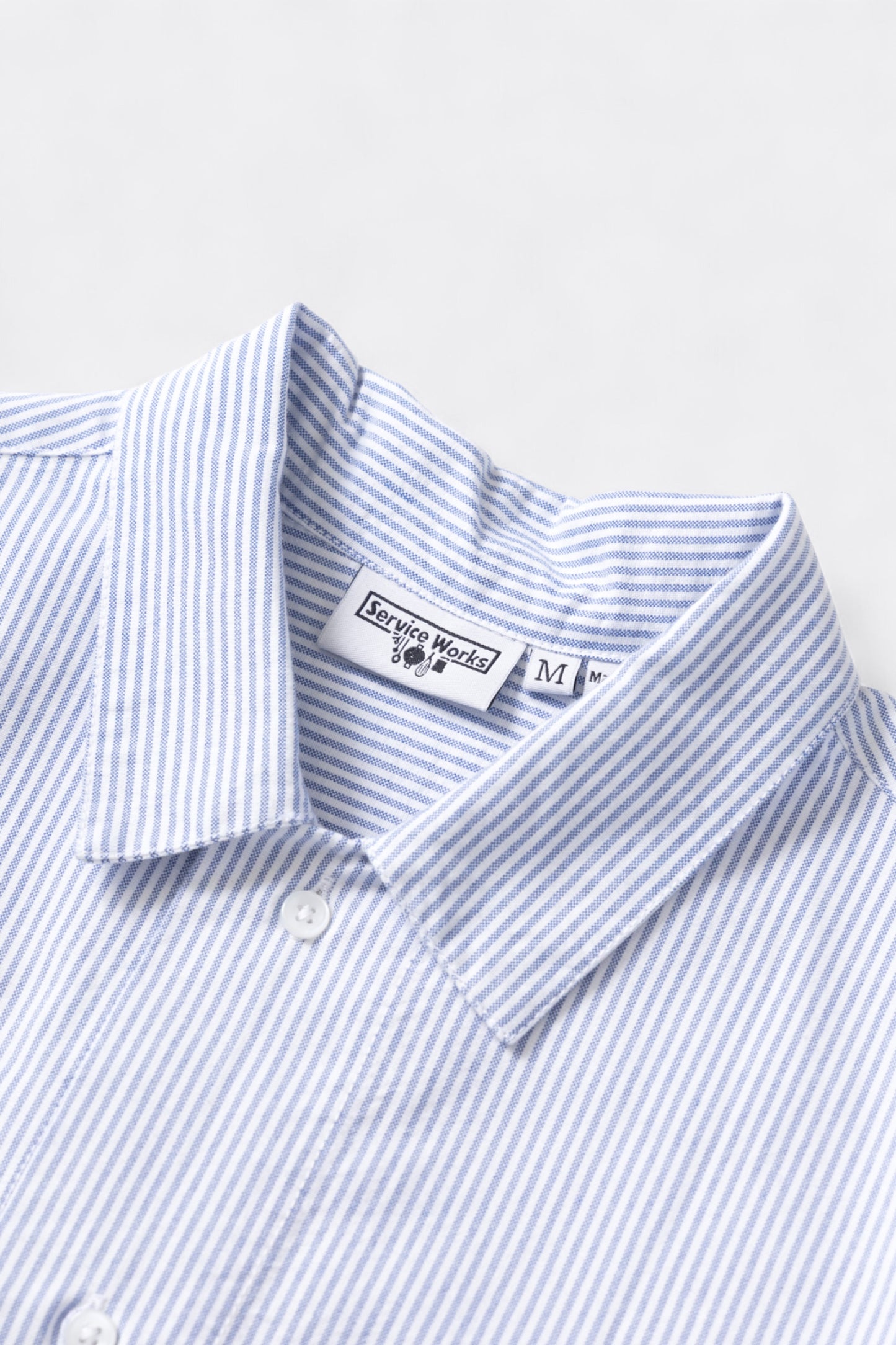 Service Works - Waiter Shirt (Oxford Blue Stripe)