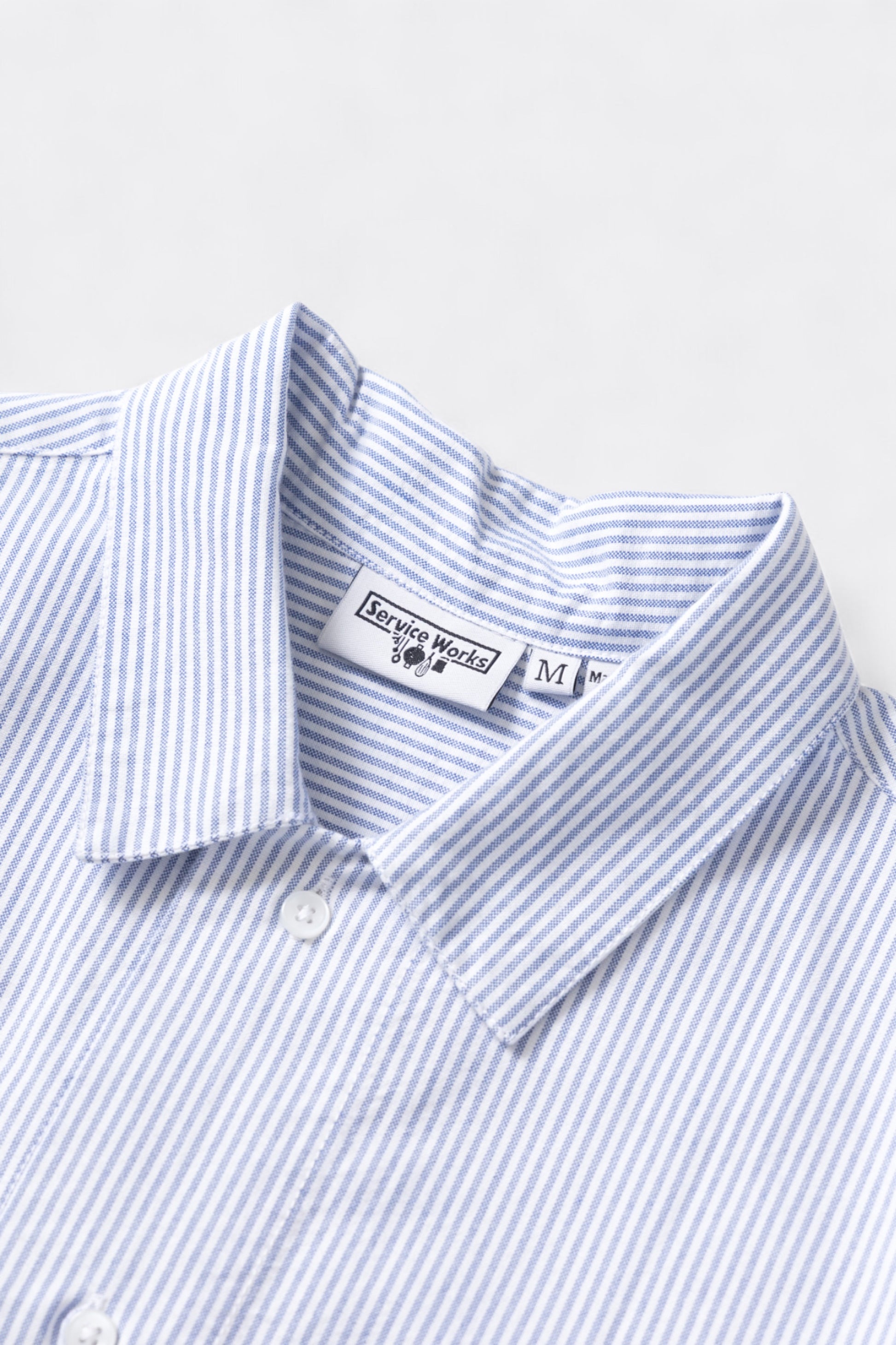 Service Works - Waiter Shirt (Oxford Blue Stripe)