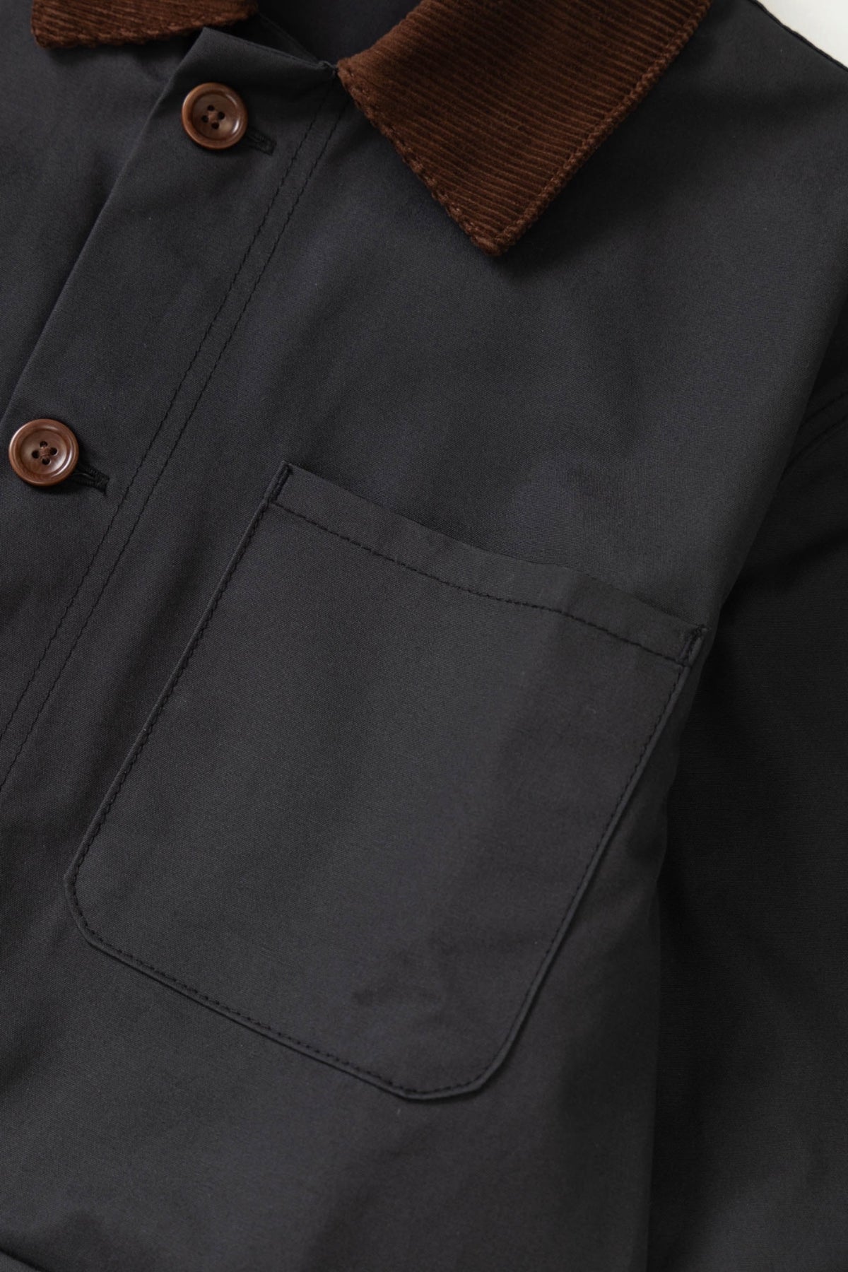 SERVICE WORKS Waxed Barn Jacket Black | Veste cirée | Edgar Bdx