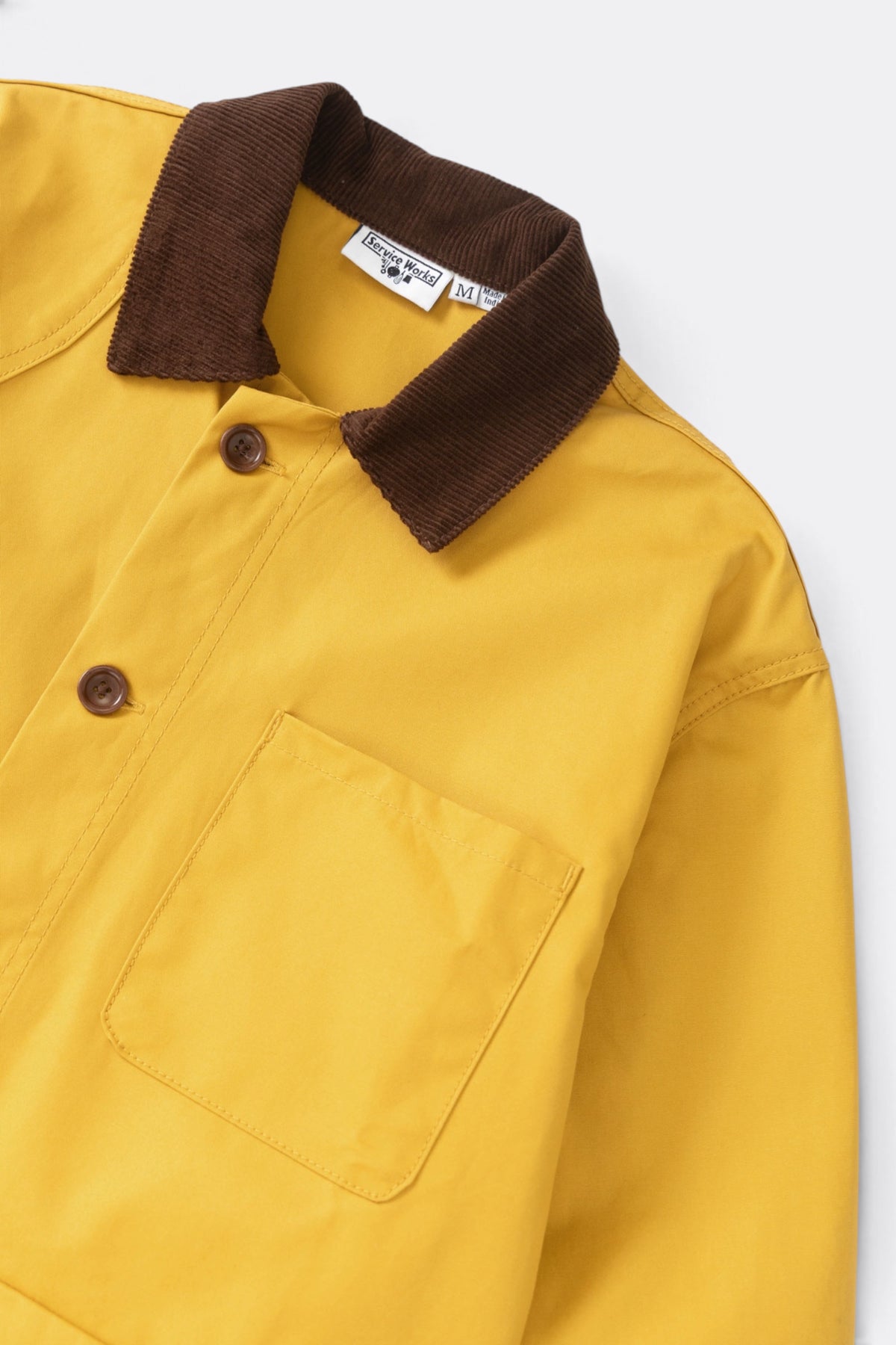 SERVICE WORKS Waxed Barn Jacket Ochre | Veste cirée | Edgar Bdx