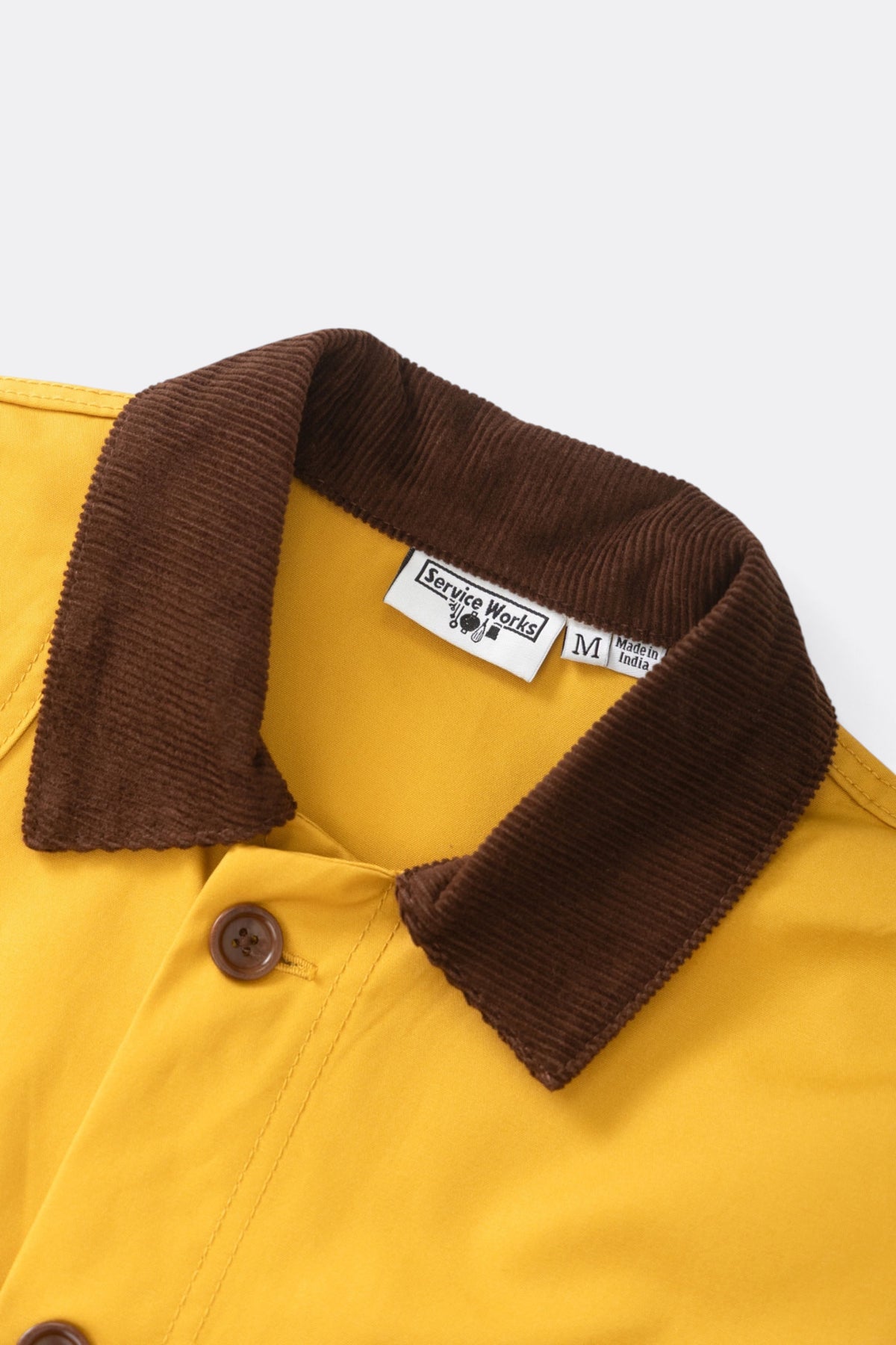 SERVICE WORKS Waxed Barn Jacket Ochre | Veste cirée | Edgar Bdx