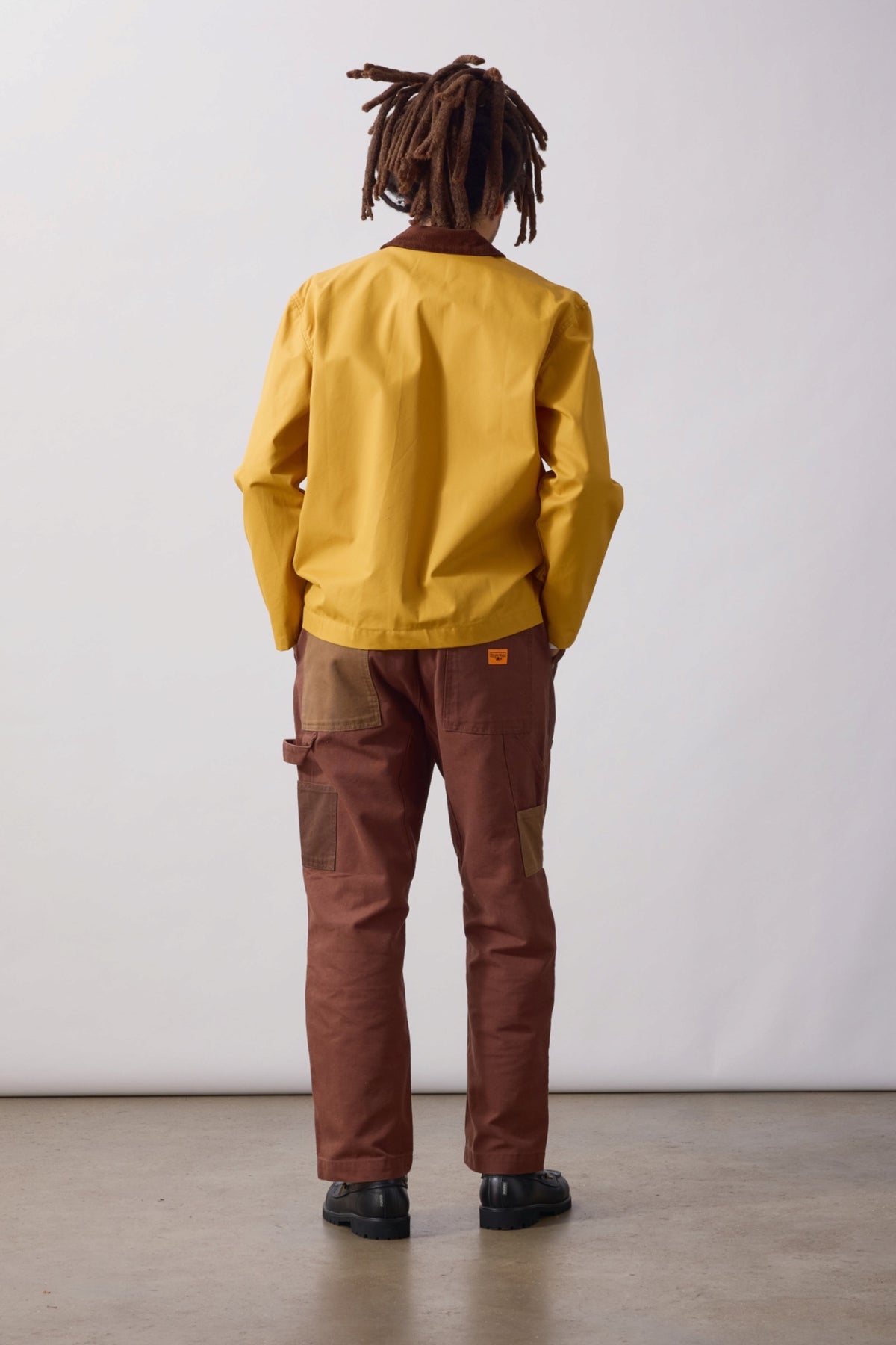 SERVICE WORKS Waxed Barn Jacket Ochre | Veste cirée | Edgar Bdx