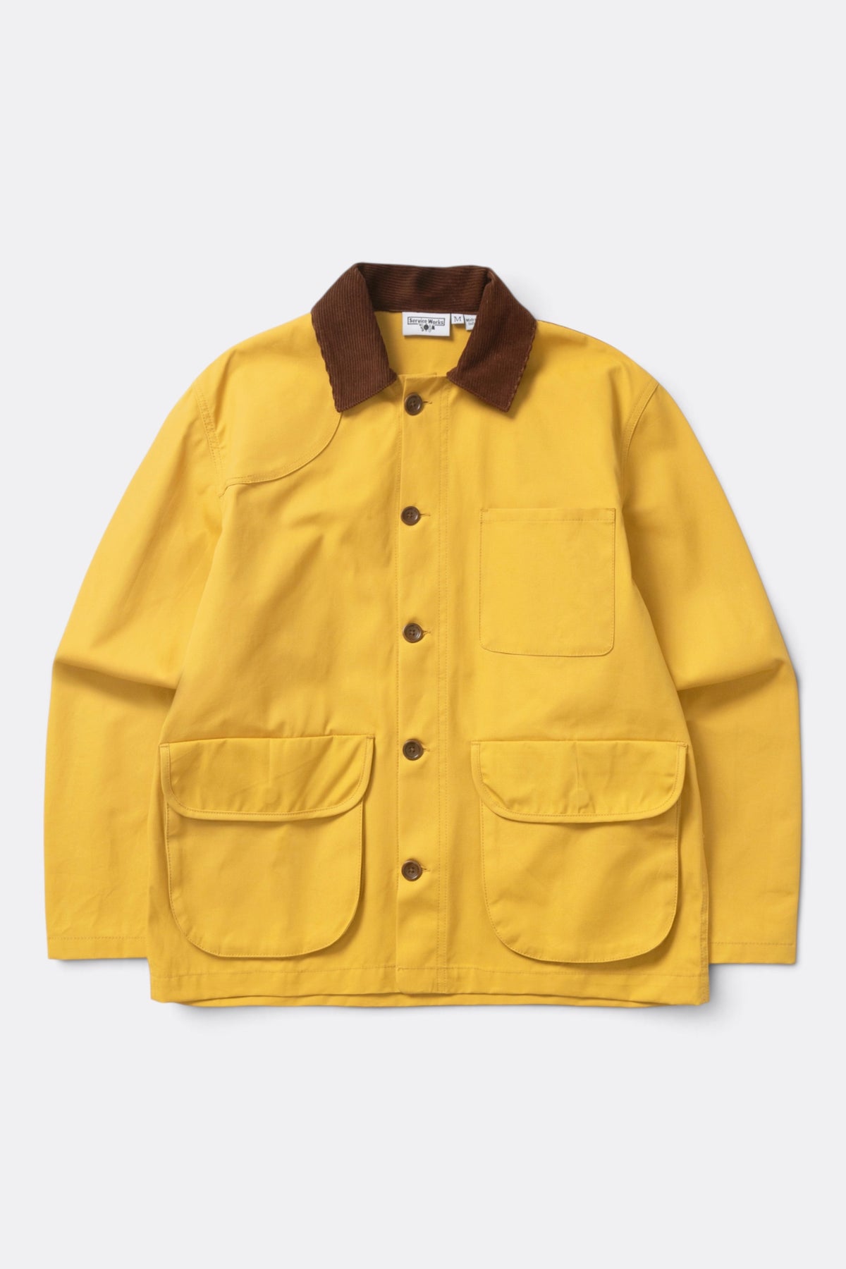 SERVICE WORKS Waxed Barn Jacket Ochre | Veste cirée | Edgar Bdx