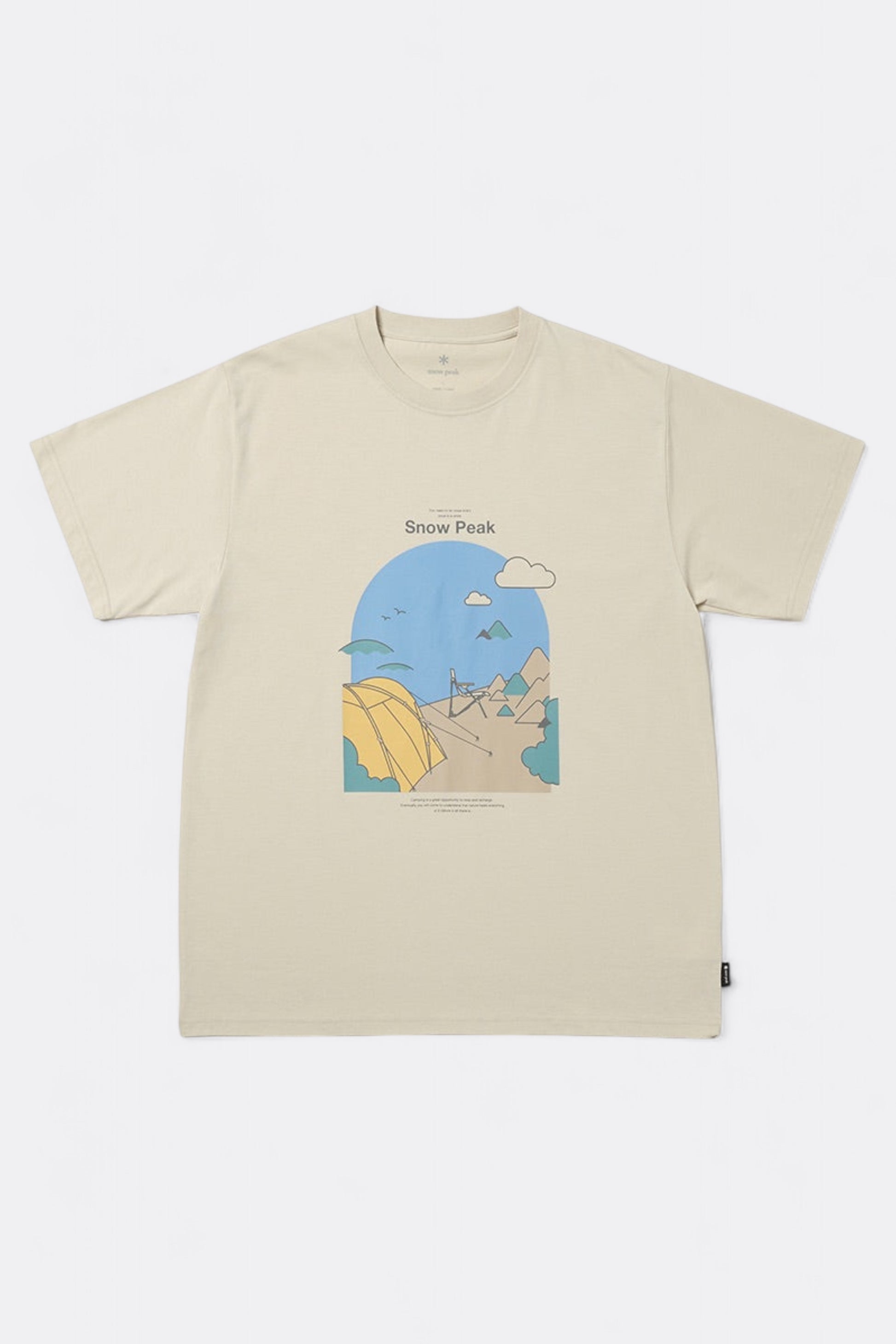Snow Peak - Camping Graphic T-Shirt (Ivory)