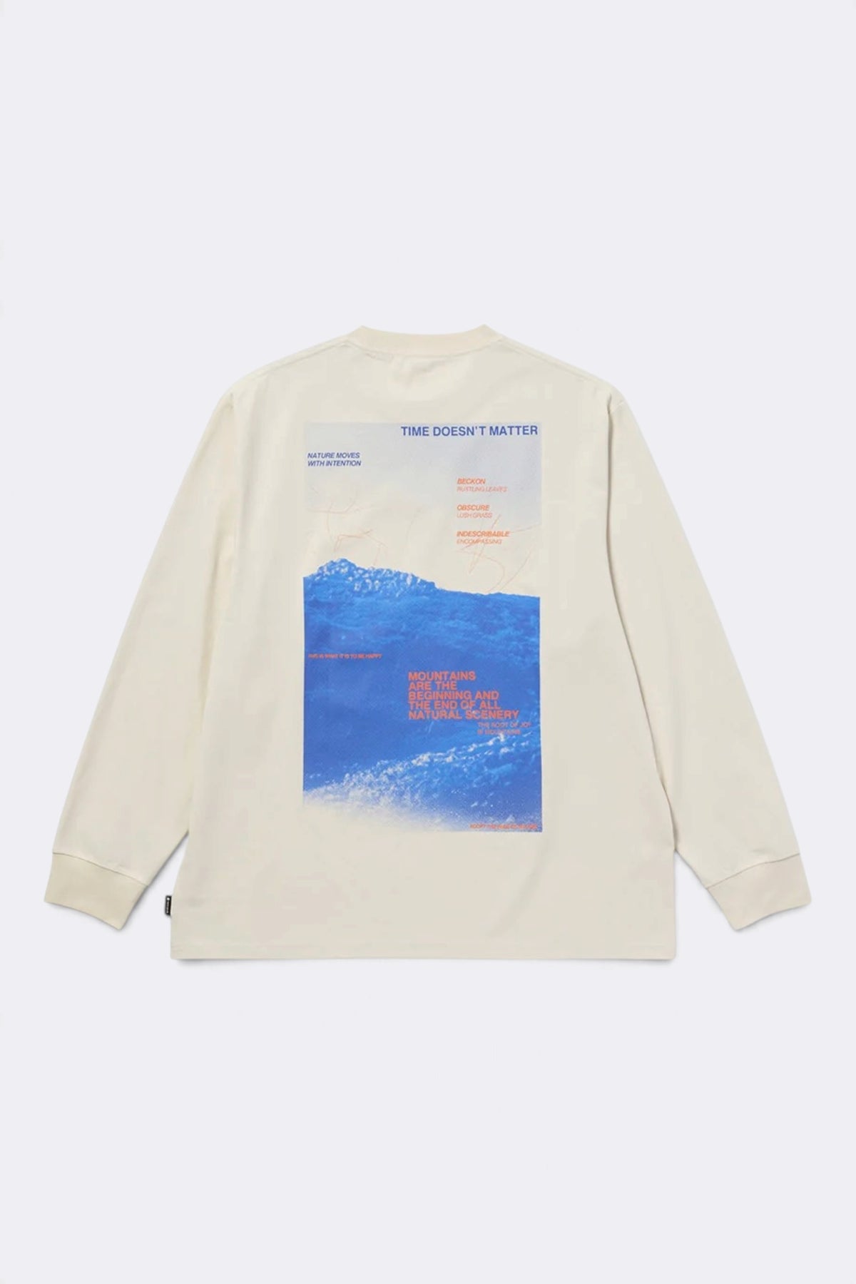 SNOW PEAK Campscape L/S T-Shirt Ivory | T-shirt | Edgar Bdx