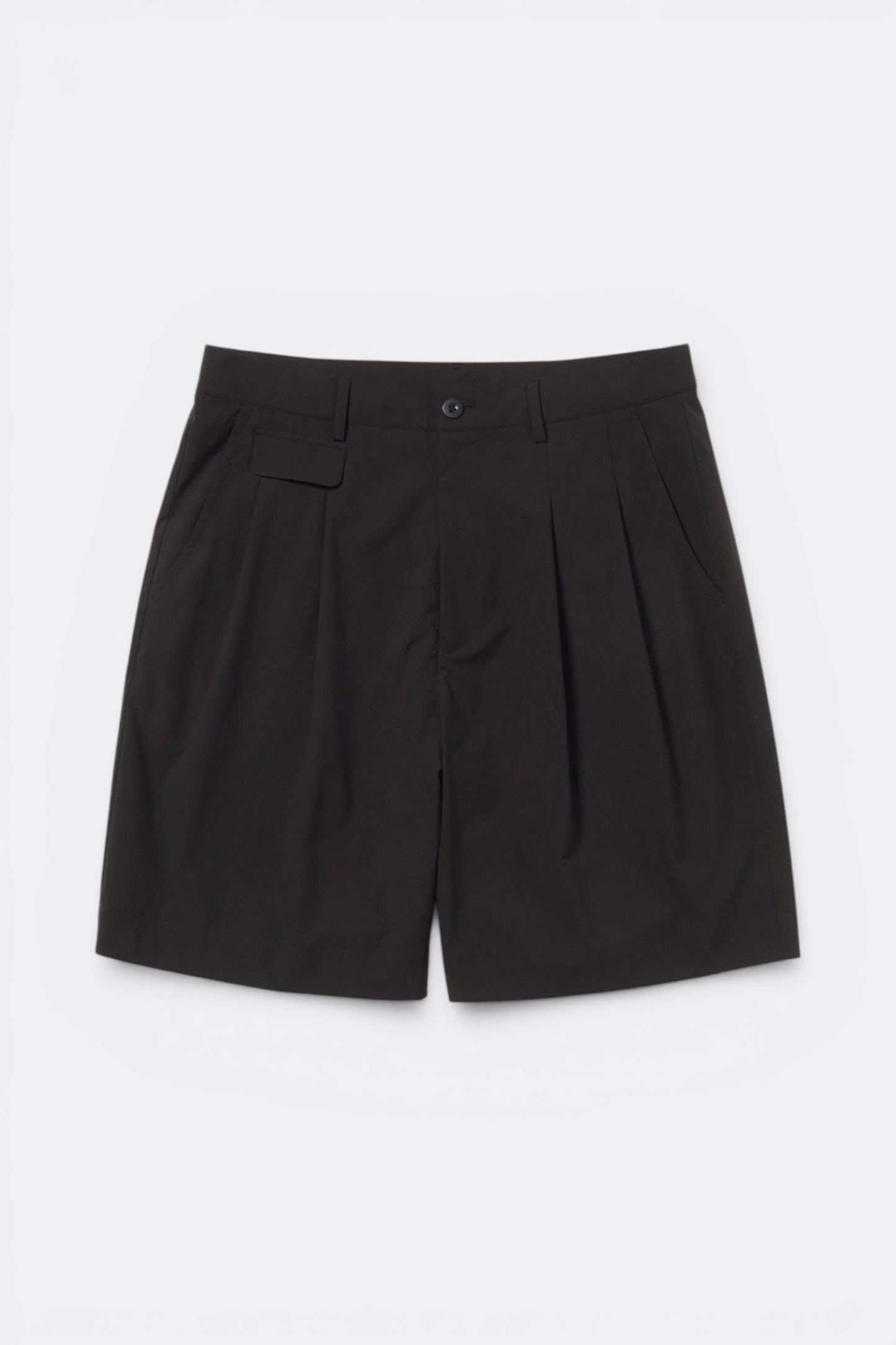 Snow Peak ComfortFlex Wide Short Black | Short Polyester Recyclé Quick Dry | Edgar Bdx