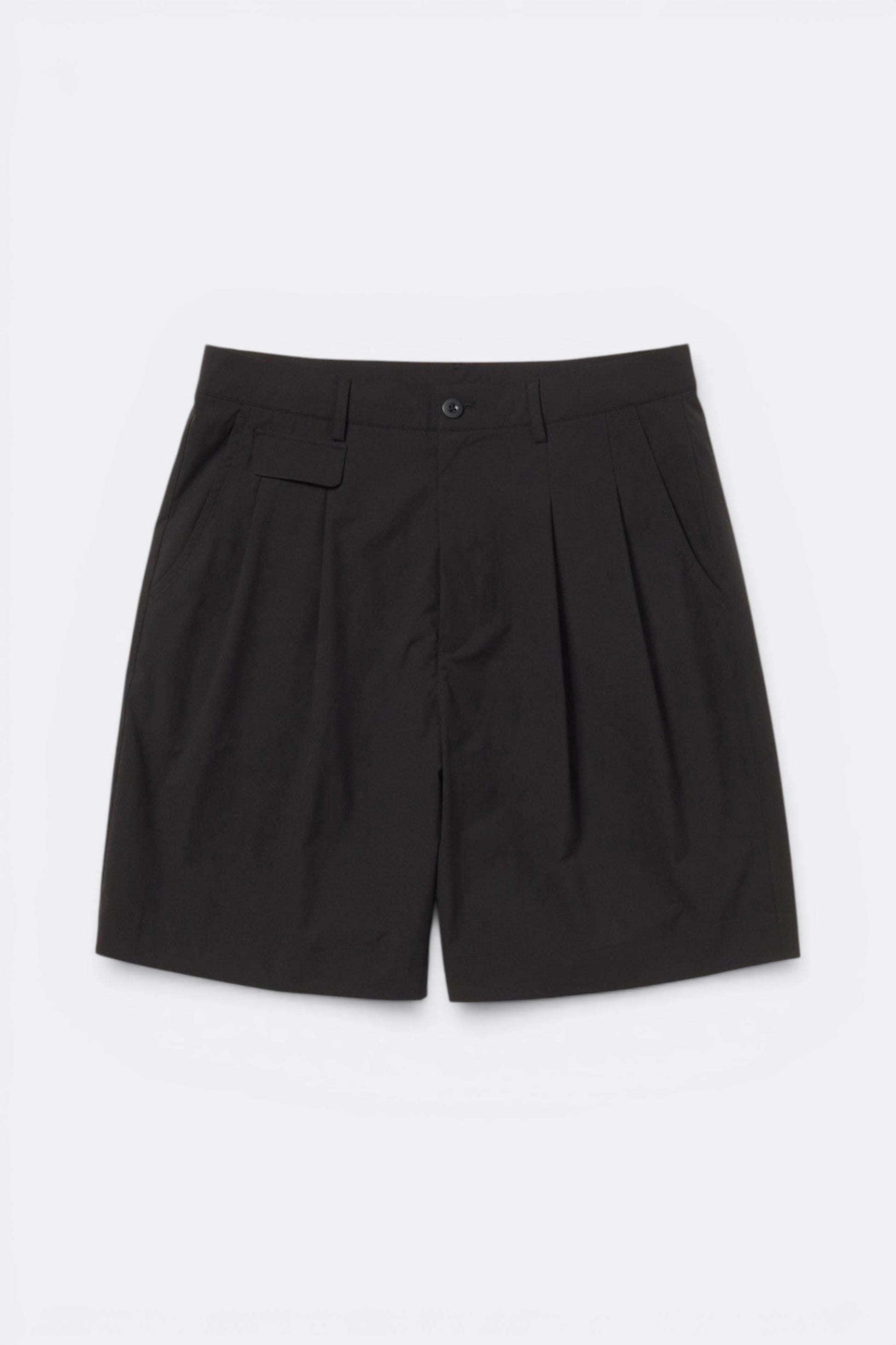 Snow Peak ComfortFlex Wide Short Black | Short Polyester Recyclé Quick Dry | Edgar Bdx