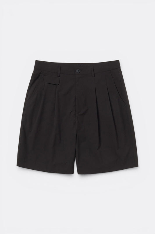Snow Peak ComfortFlex Wide Short Black | Short Polyester Recyclé Quick Dry | Edgar Bdx