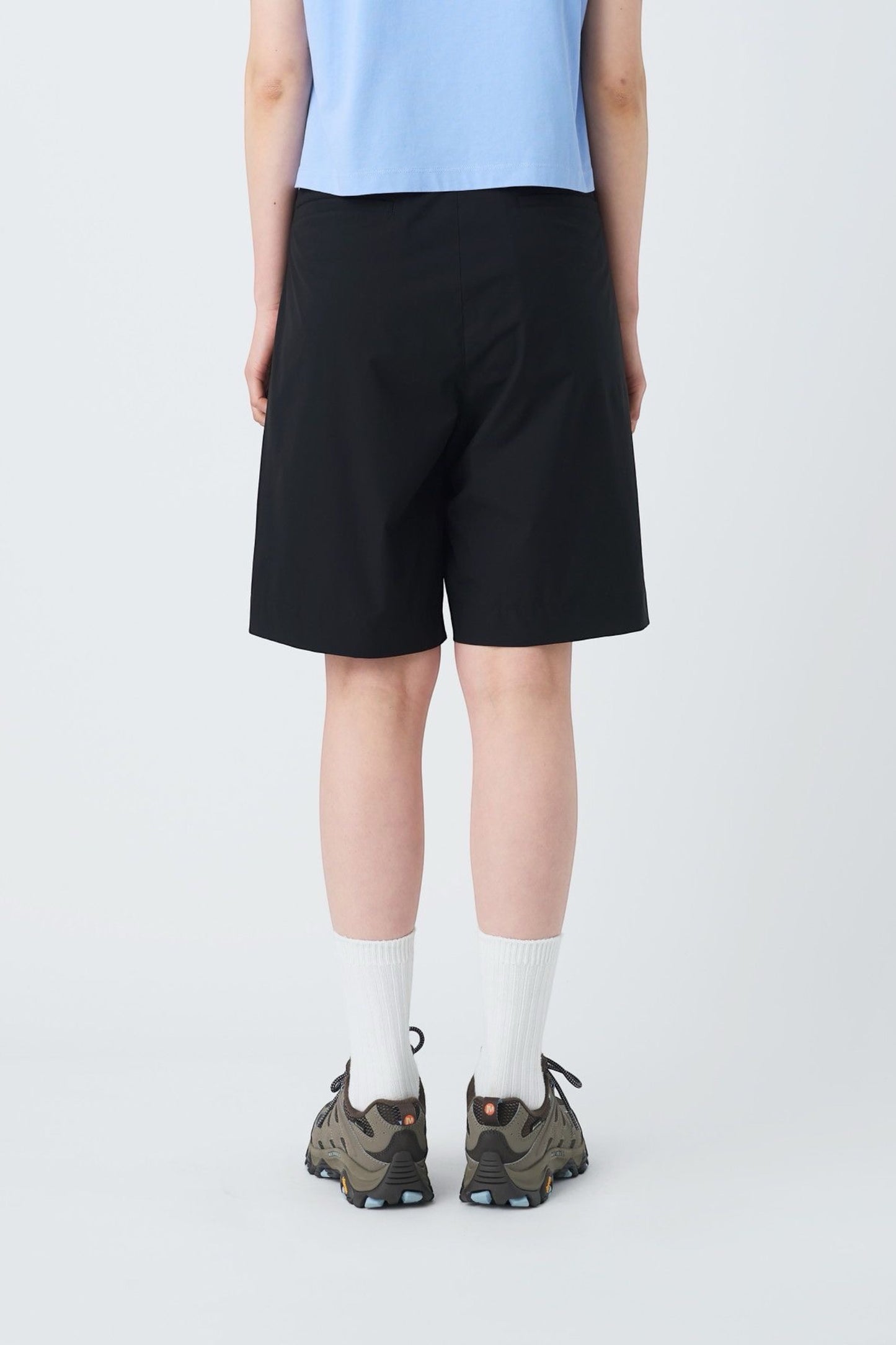 Snow Peak ComfortFlex Wide Short Black | Short Polyester Recyclé Quick Dry | Edgar Bdx