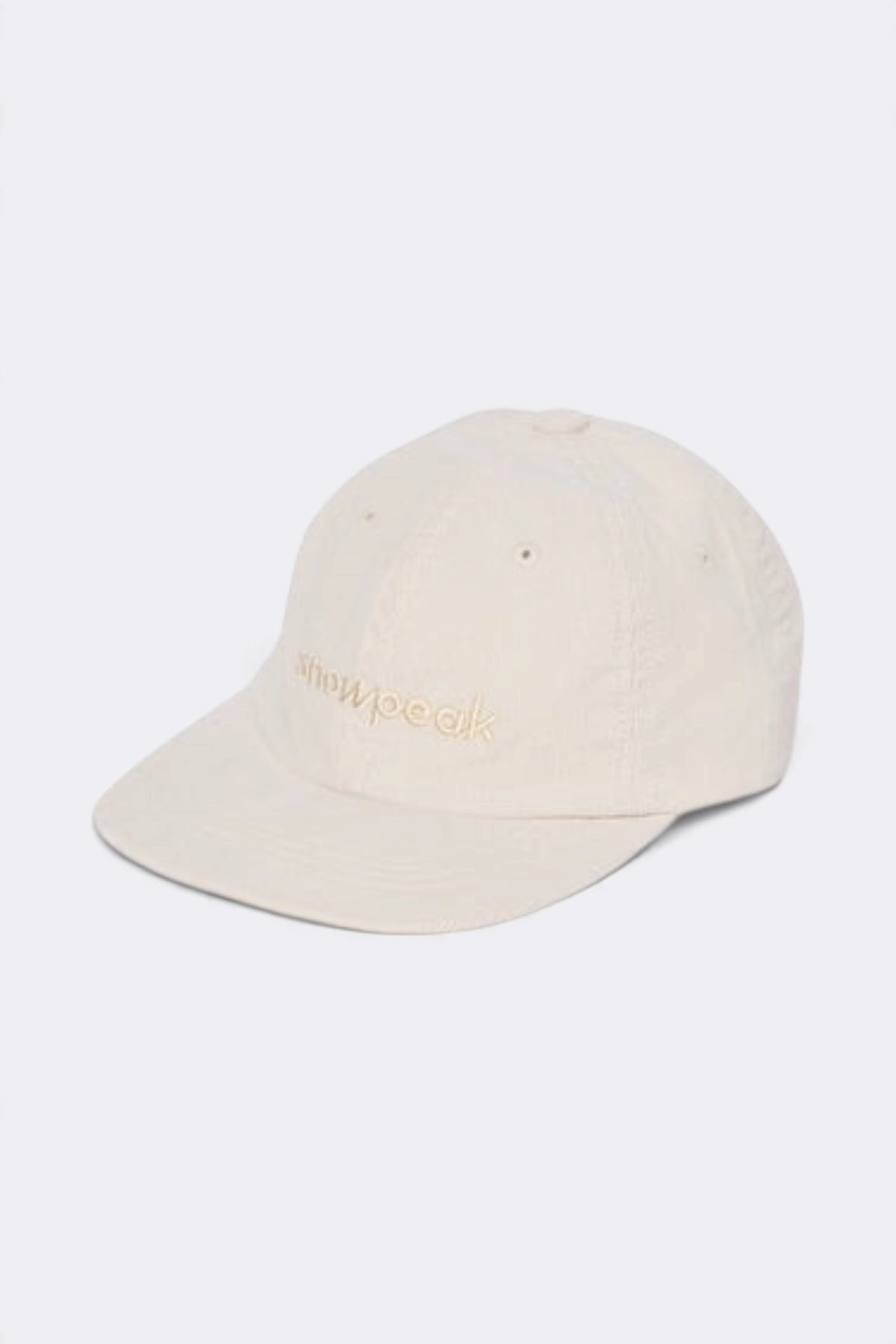SNOW PEAK Corduroy Logo Design Cap Ivory | Casquette | Edgar Bdx