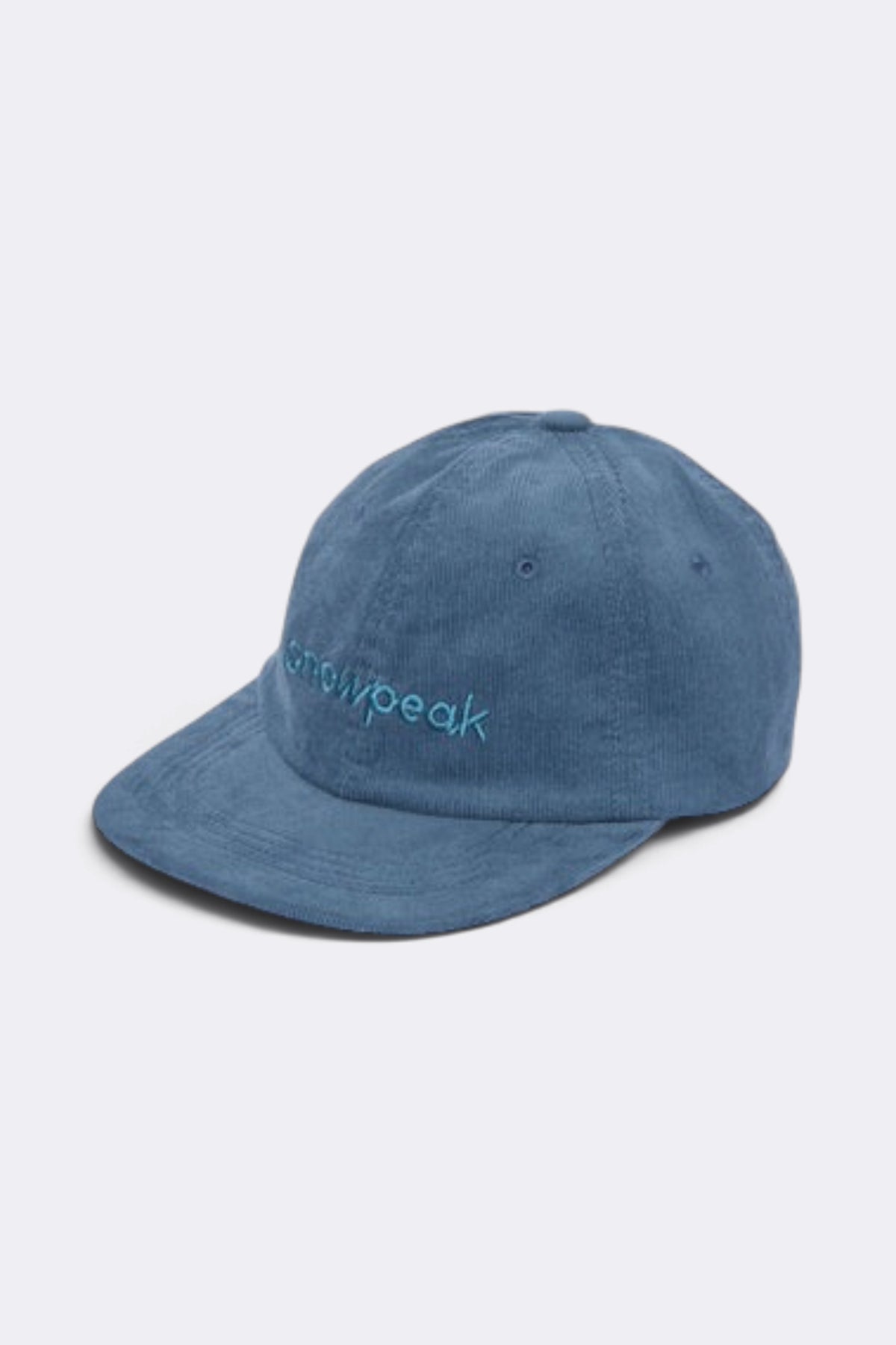 SNOW PEAK Corduroy Logo Design Cap Light Blue | Casquette | Edgar Bdx