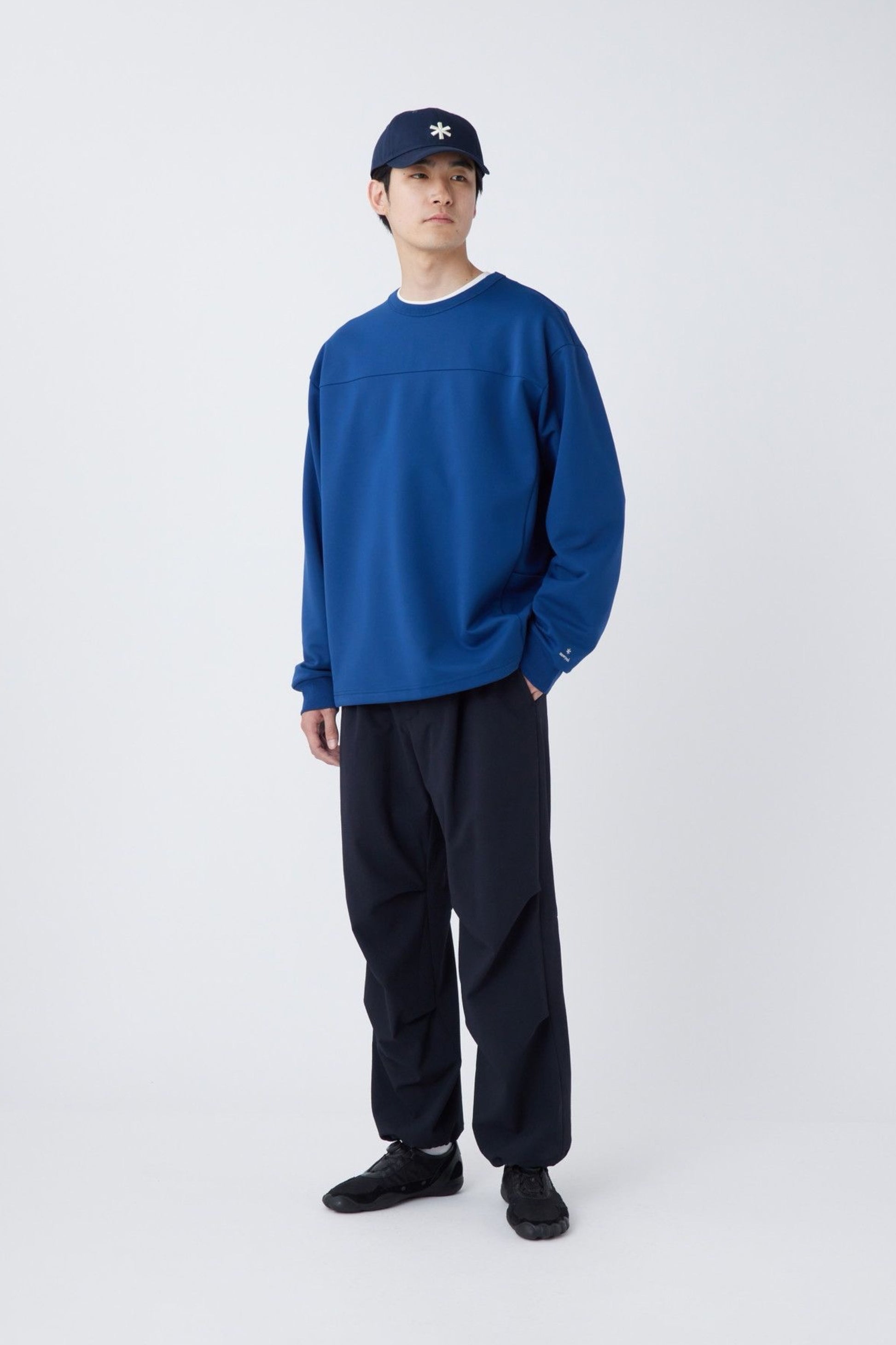 Snow Peak Double Knit Pullover Blue | Pullover Tricot UV Séchage Rapide | Edgar Bdx